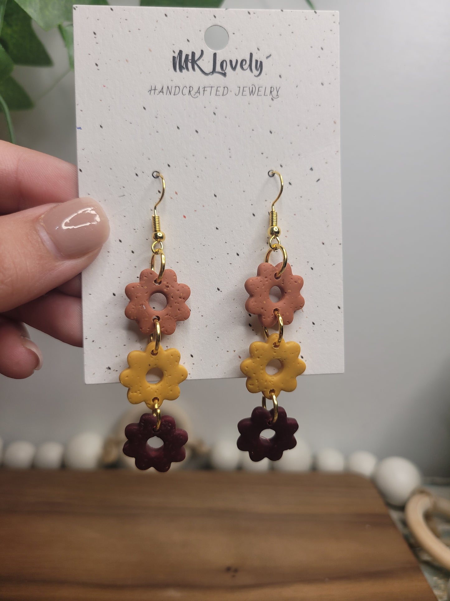 Fall Tiered Flower Dangles