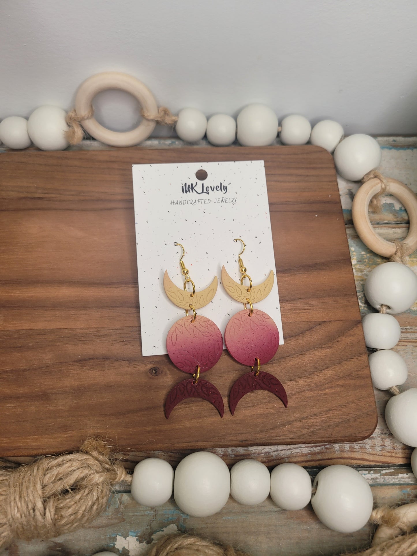 Moon Phase Earrings