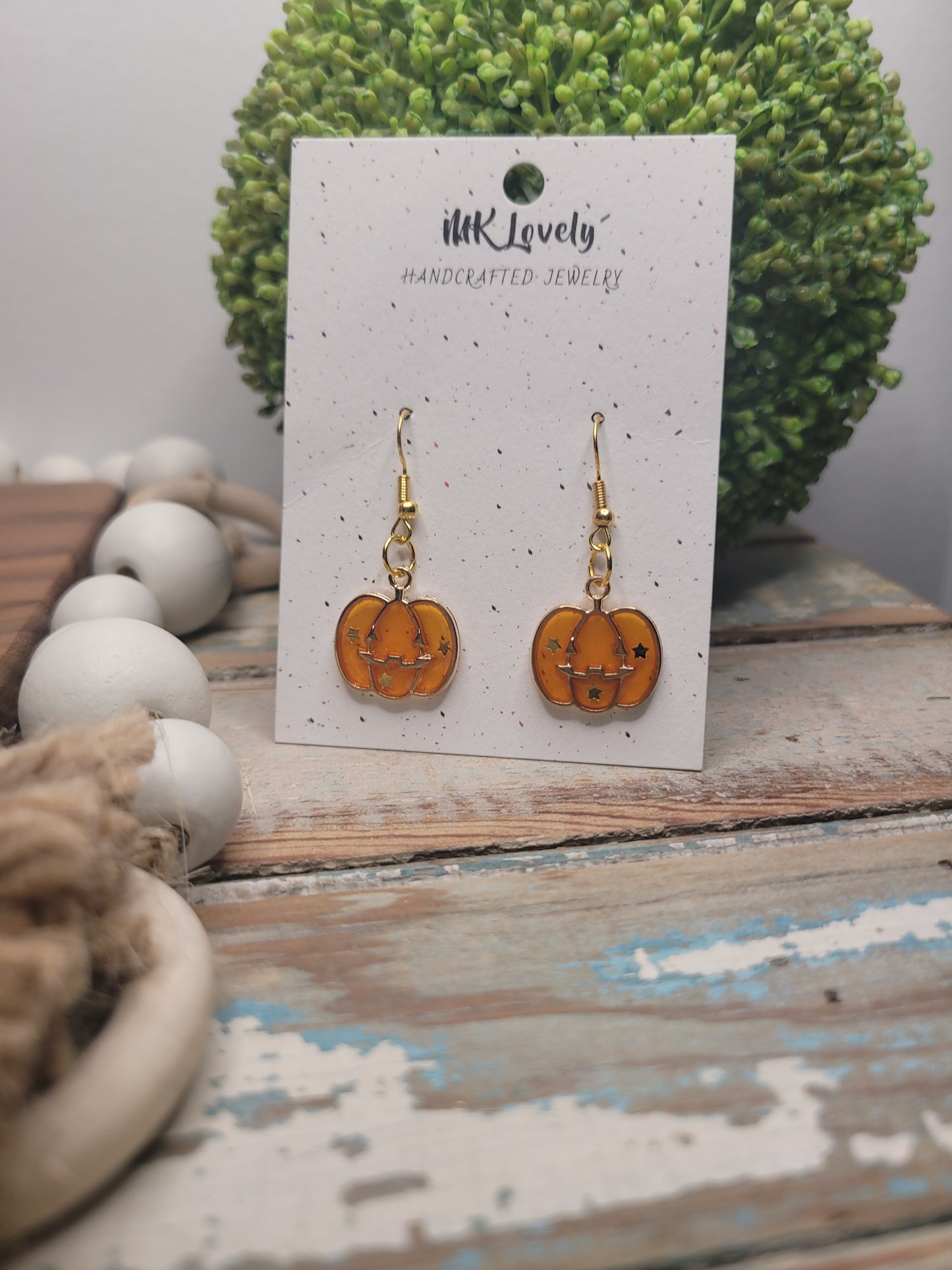 Pumpkin Charm Dangles
