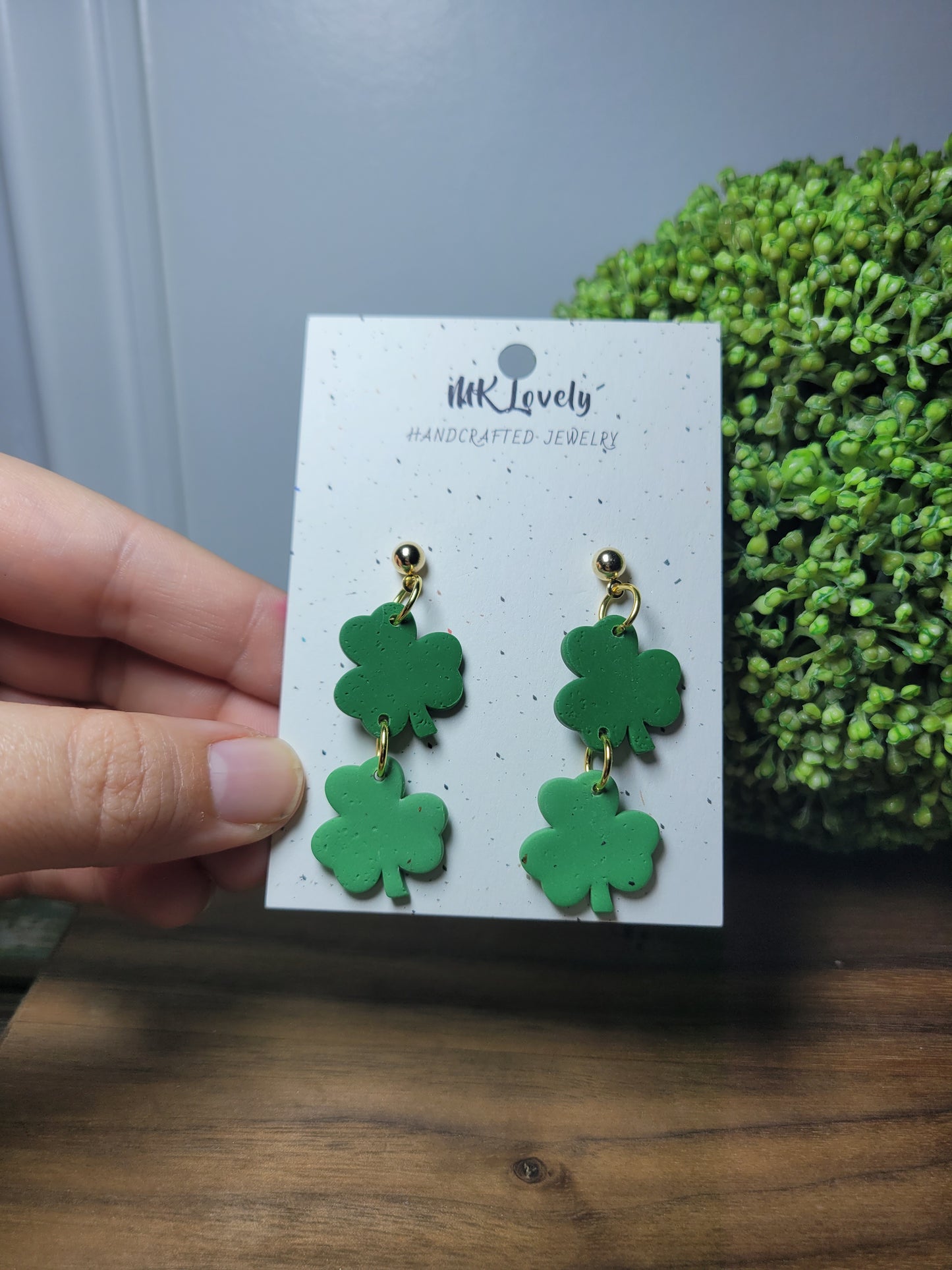 Two-Toned St. Patrick's Day Earrings