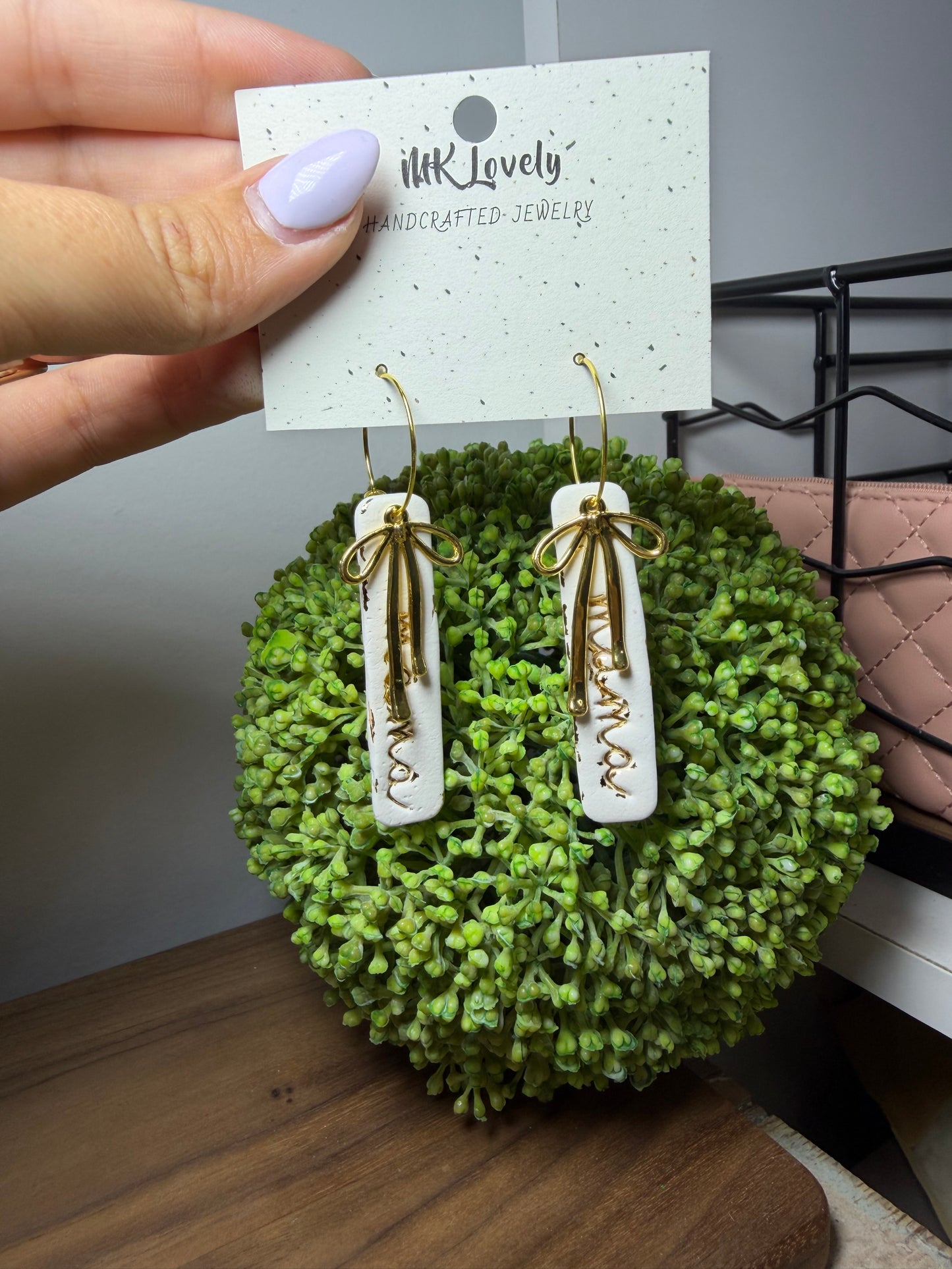 Coquette Mama Bar Hoops