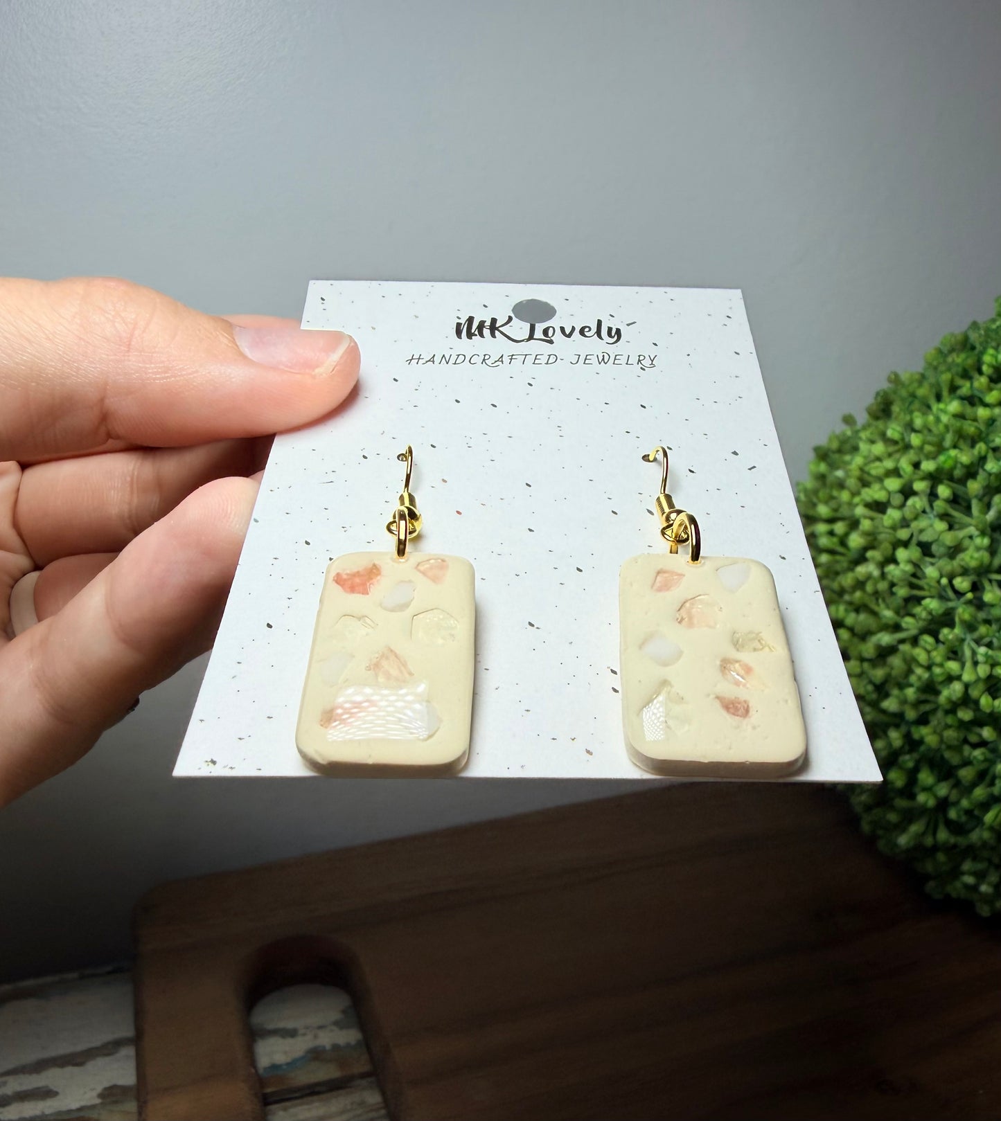 Blush Mosaic Earrings