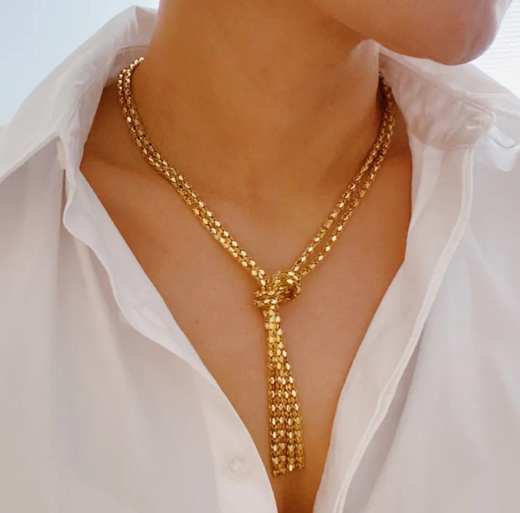 Y Drop Chain Necklace