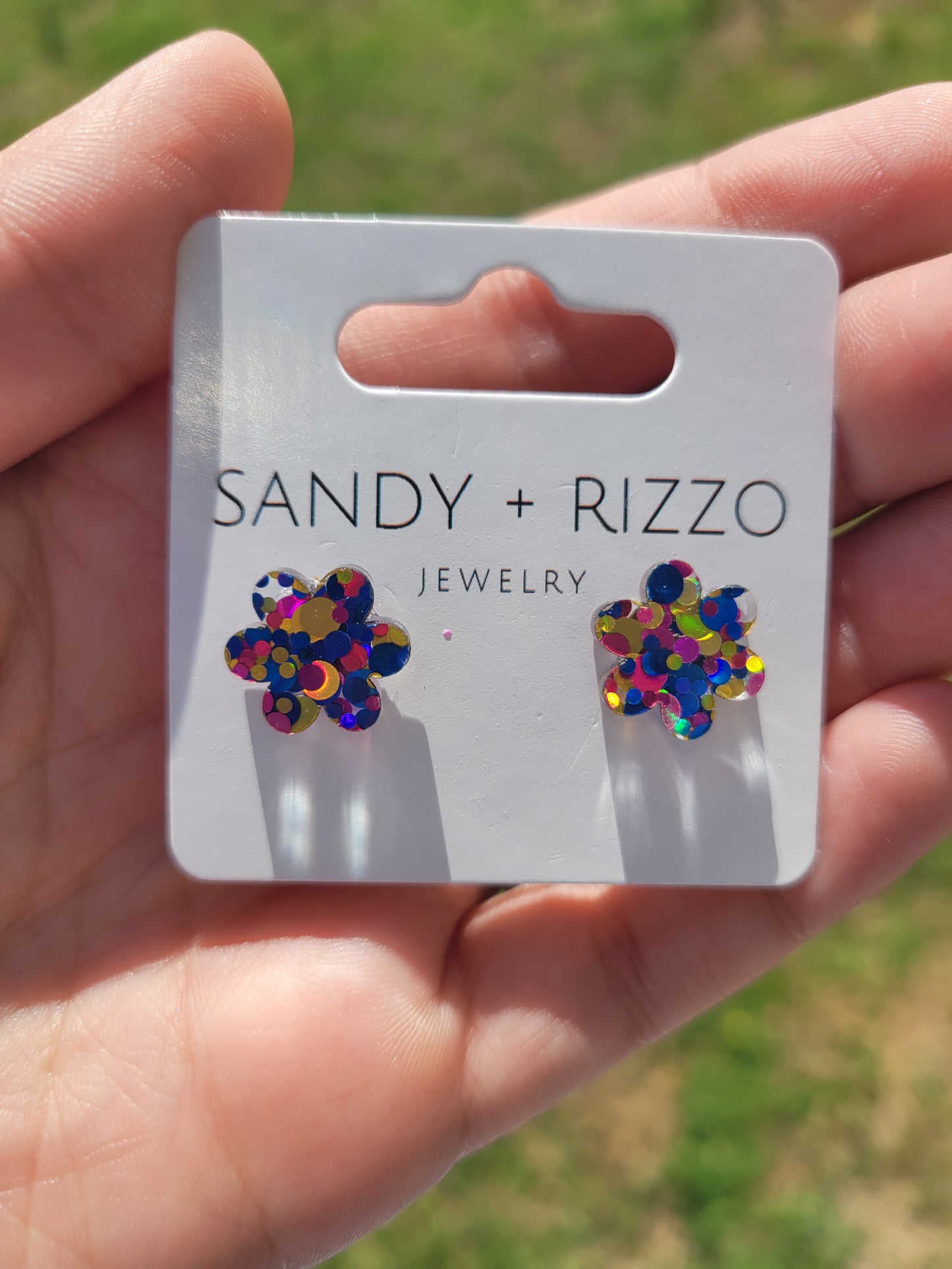 Party Flower Studs
