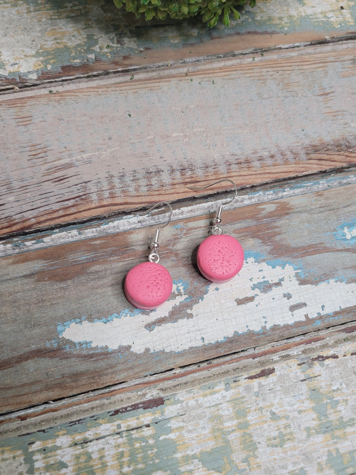 Pink Macaroon Earrings