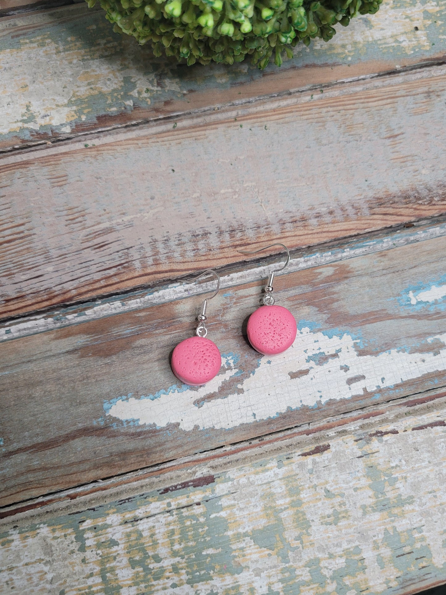 Pink Macaroon Earrings