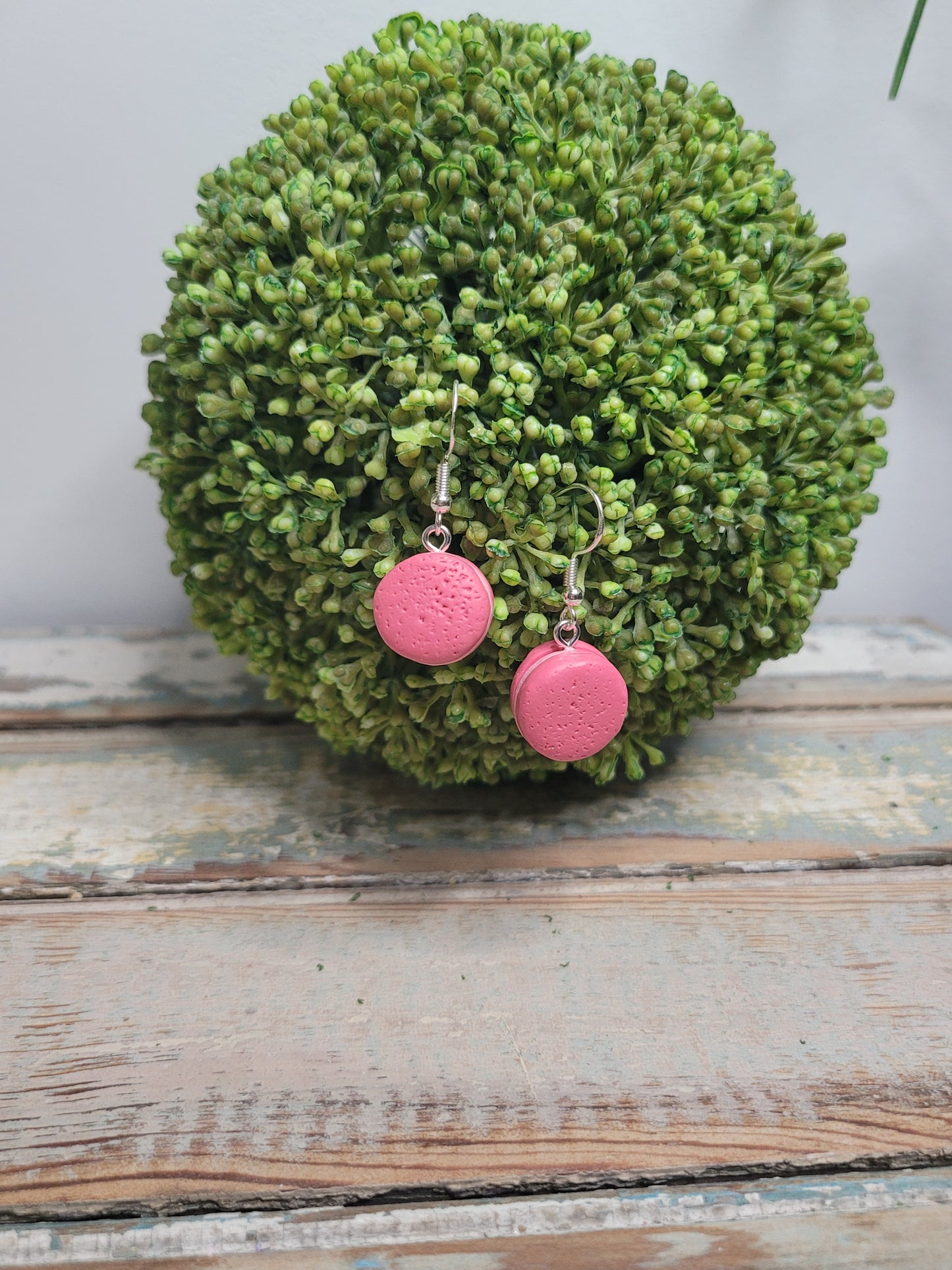 Pink Macaroon Earrings