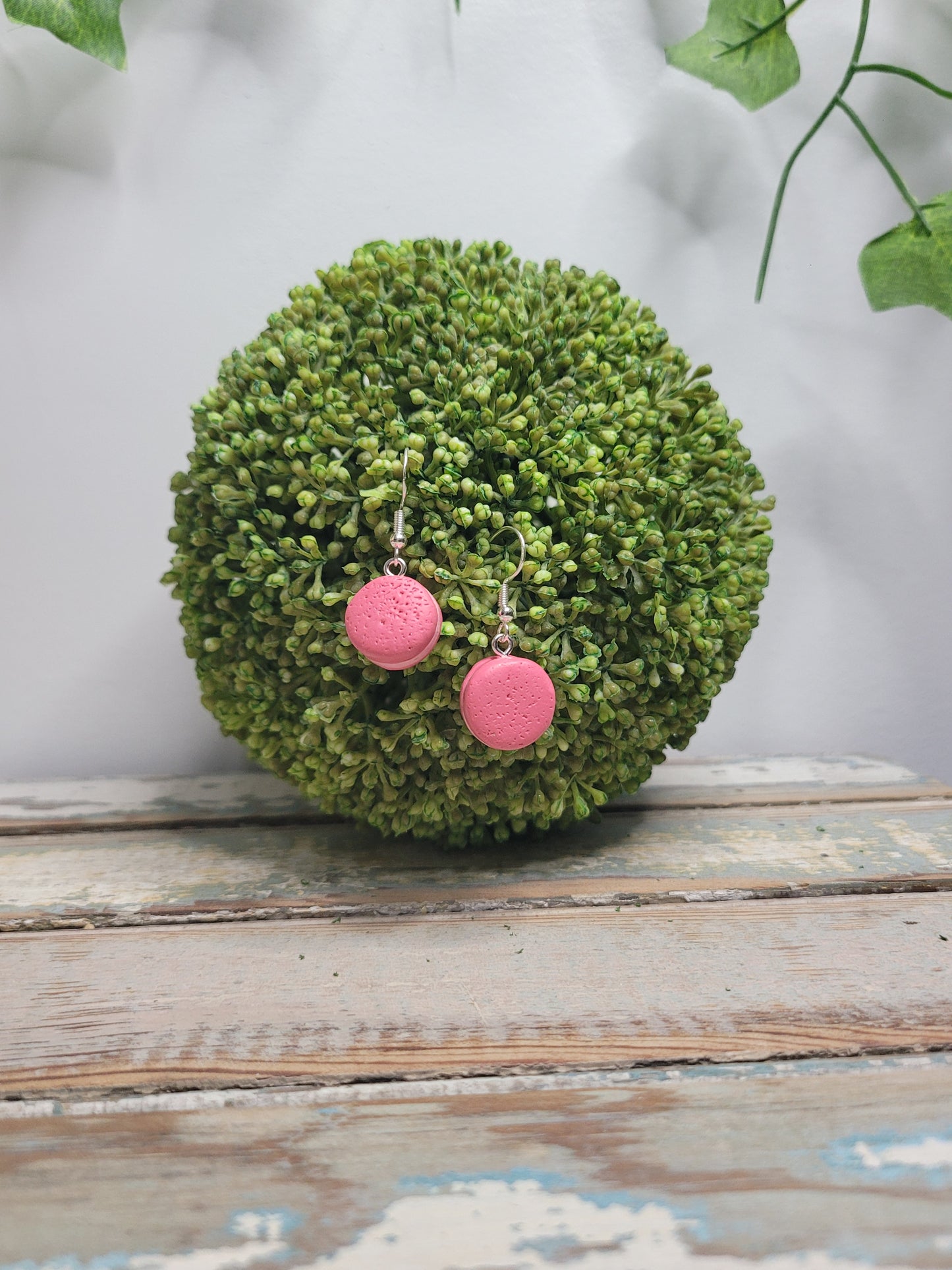 Pink Macaroon Earrings