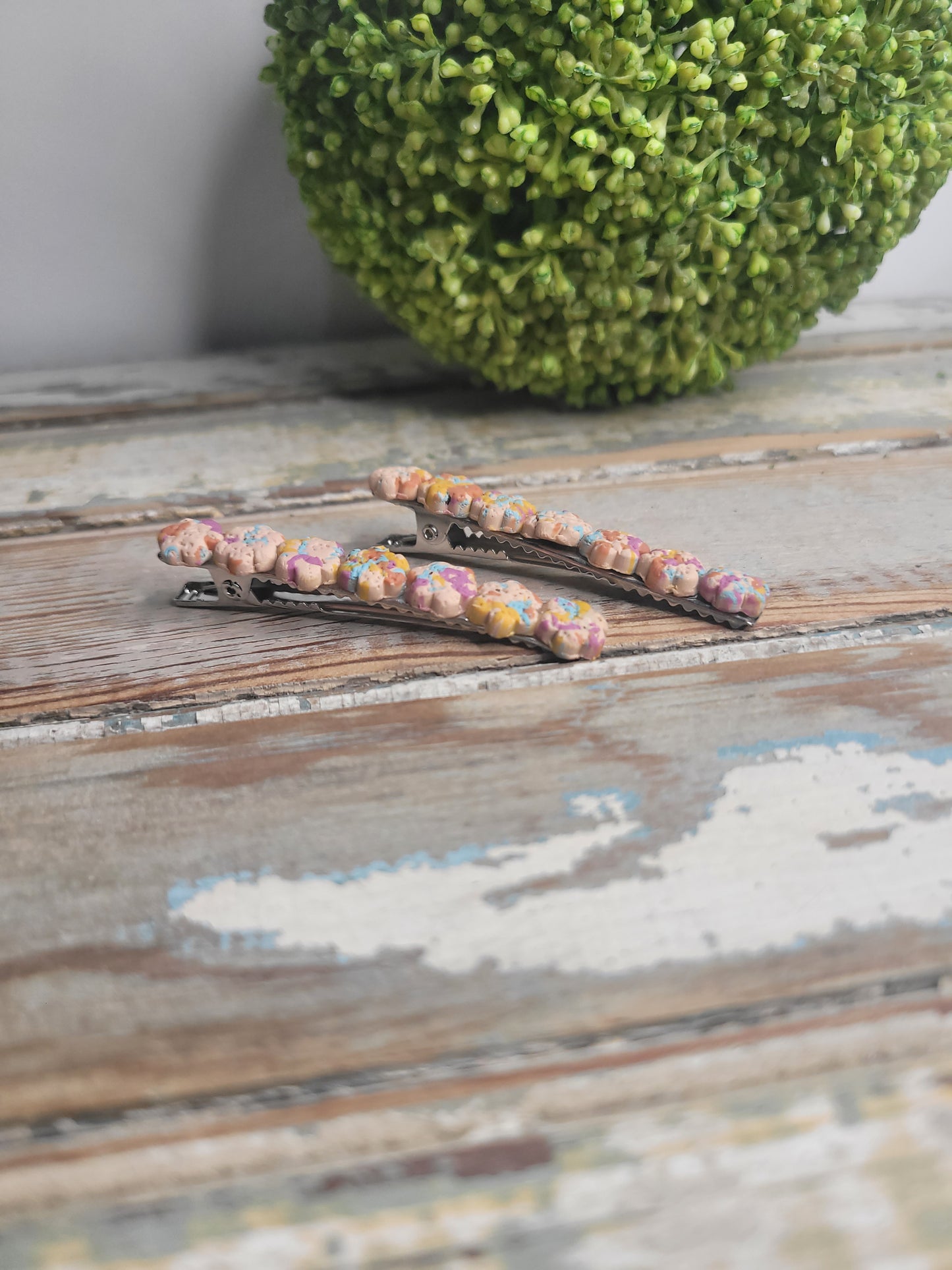Fall Fetti Clay Clips
