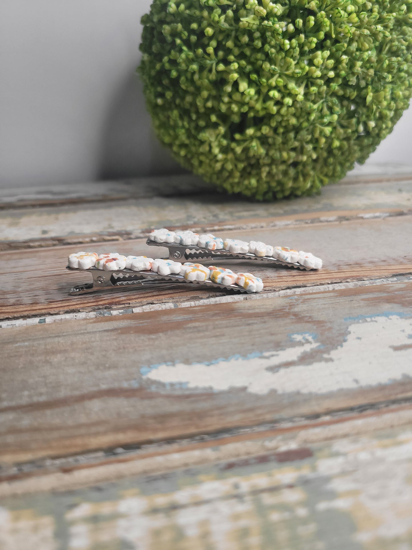 Fall Fetti Clay Clips