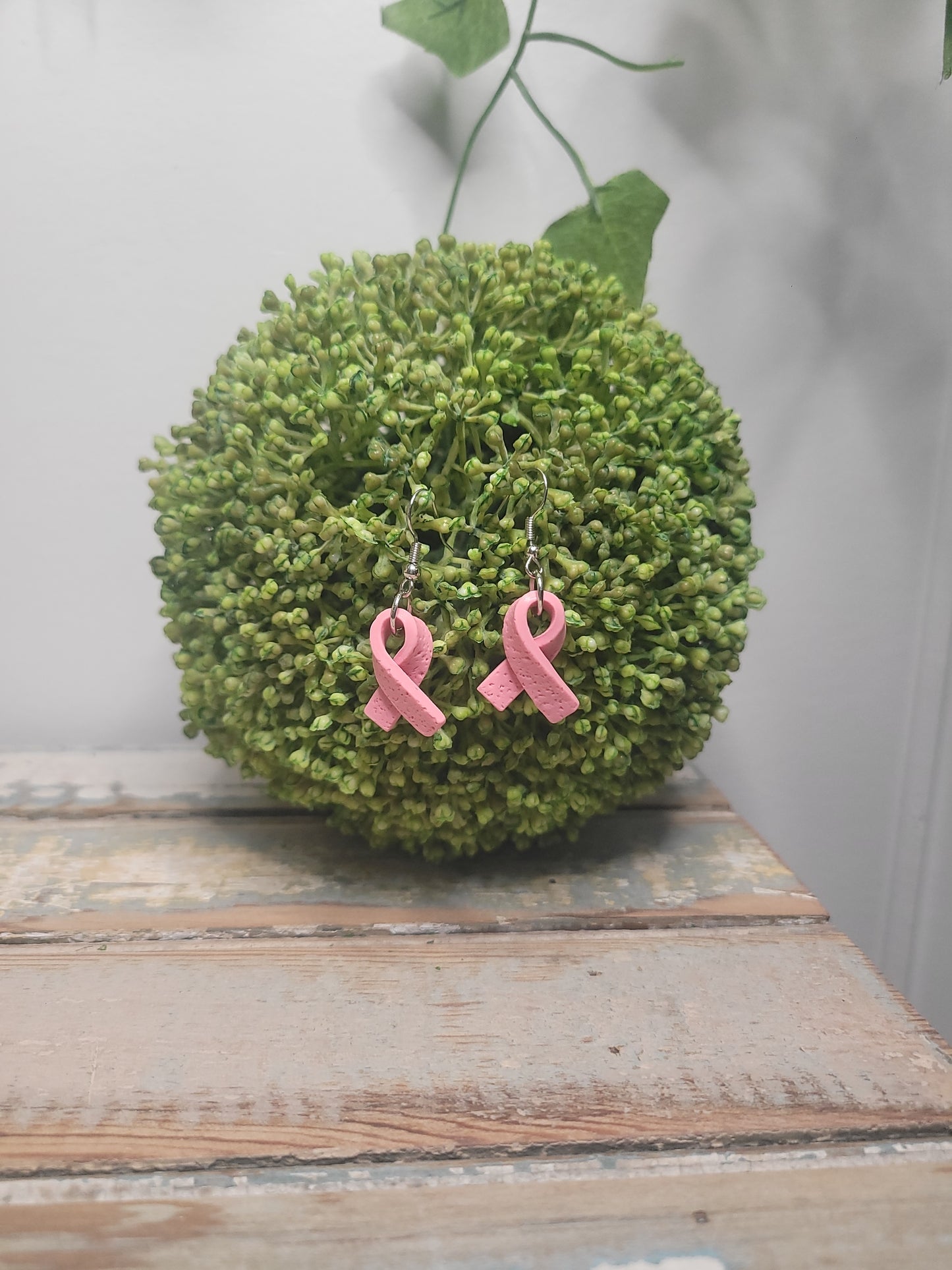 Pink Ribbon Dangles