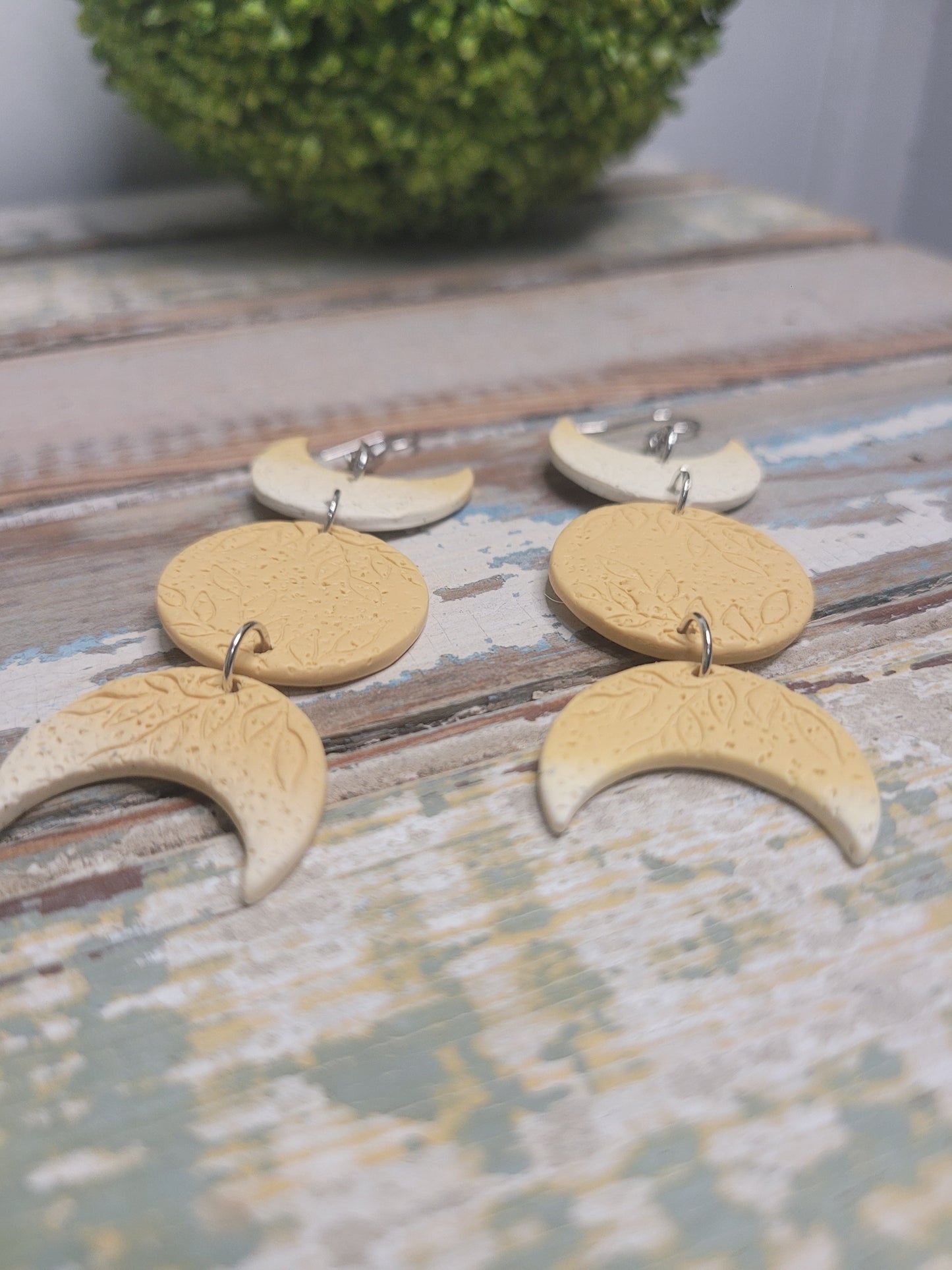 Moon Phase Earrings