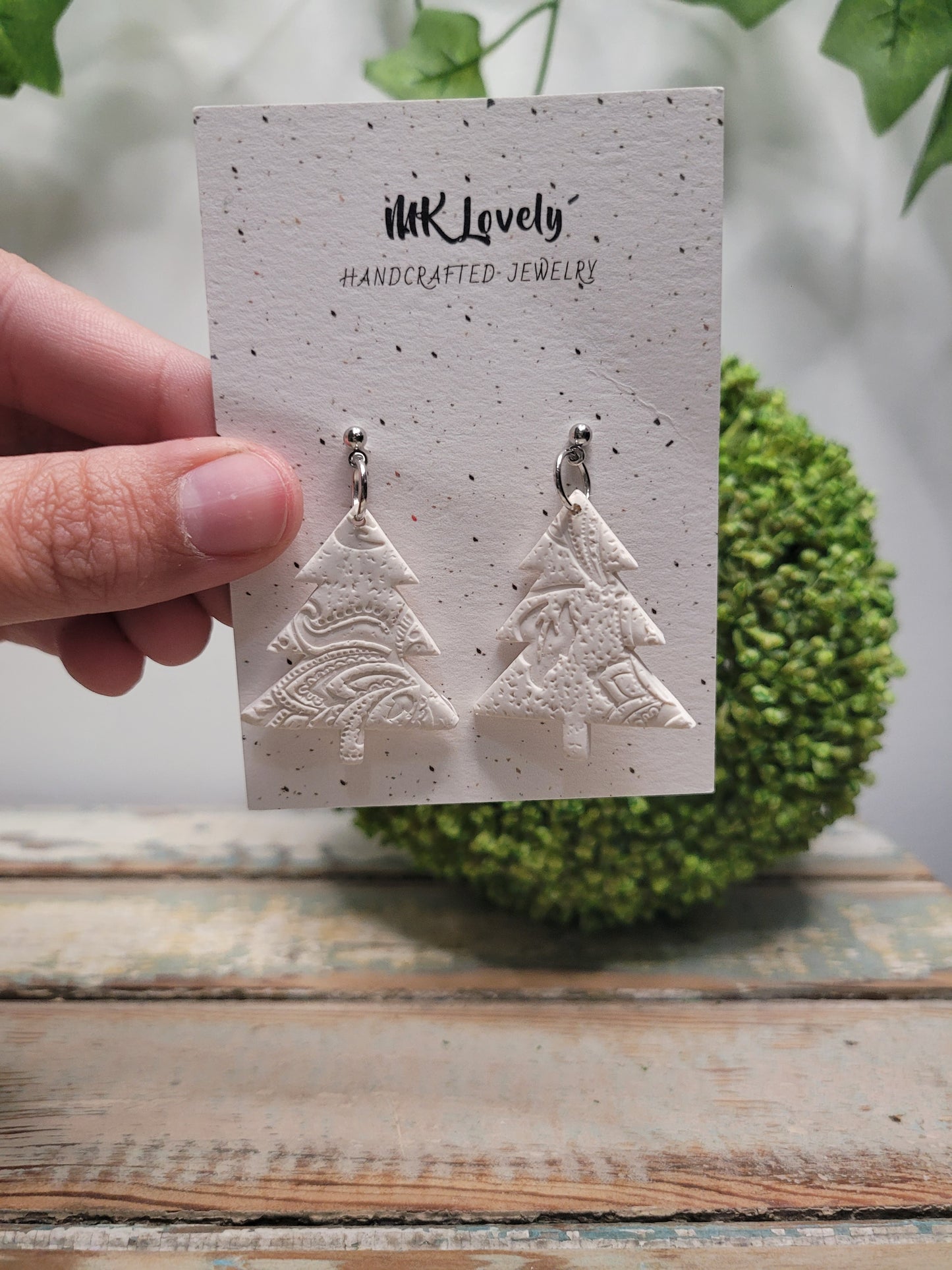 White Christmas Tree Drops