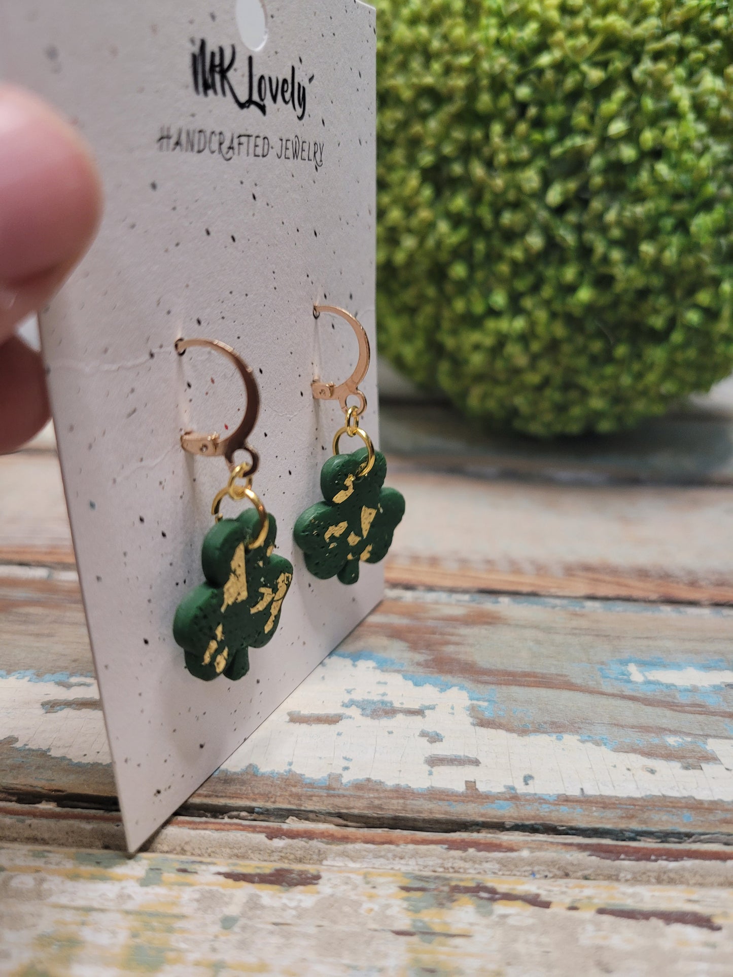 Gold Foiled Clover Huggies
