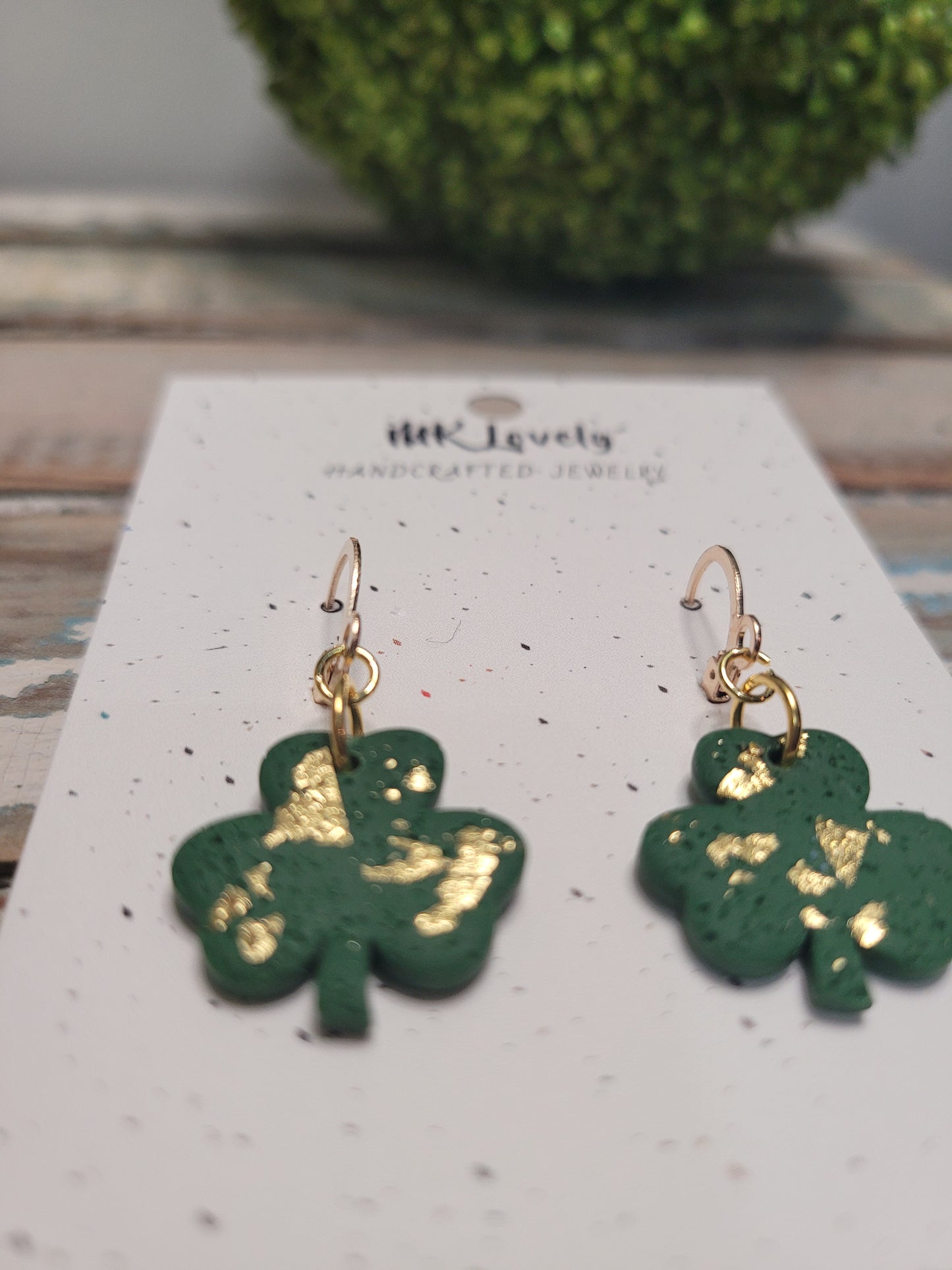 Gold Foiled Clover Huggies