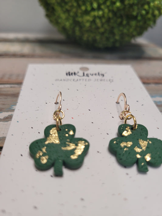 Gold Foiled Clover Huggies