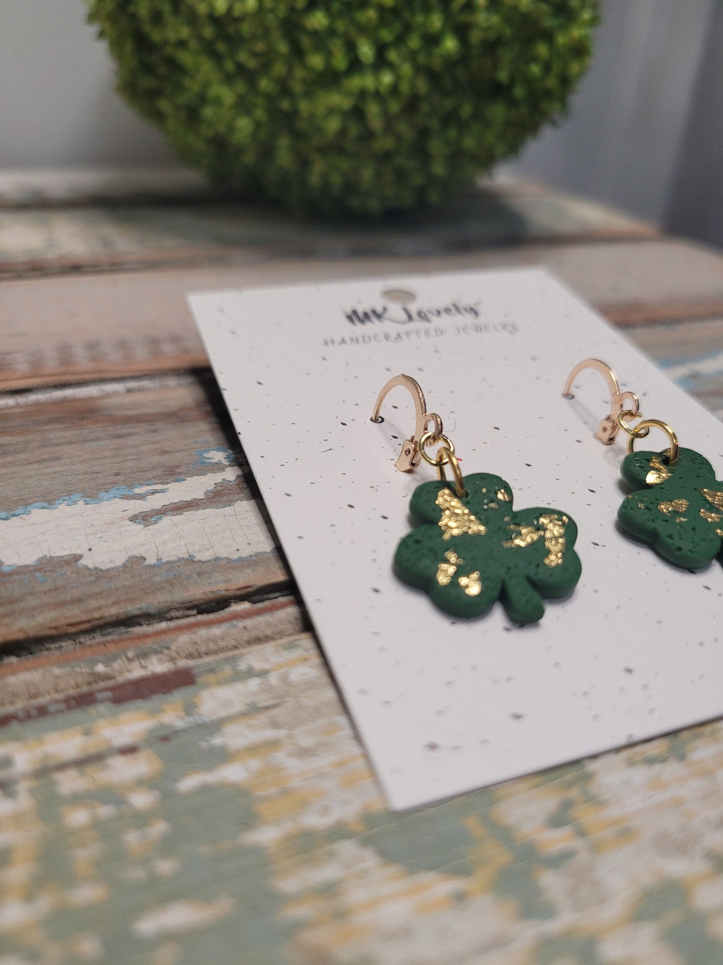 Gold Foiled Clover Huggies