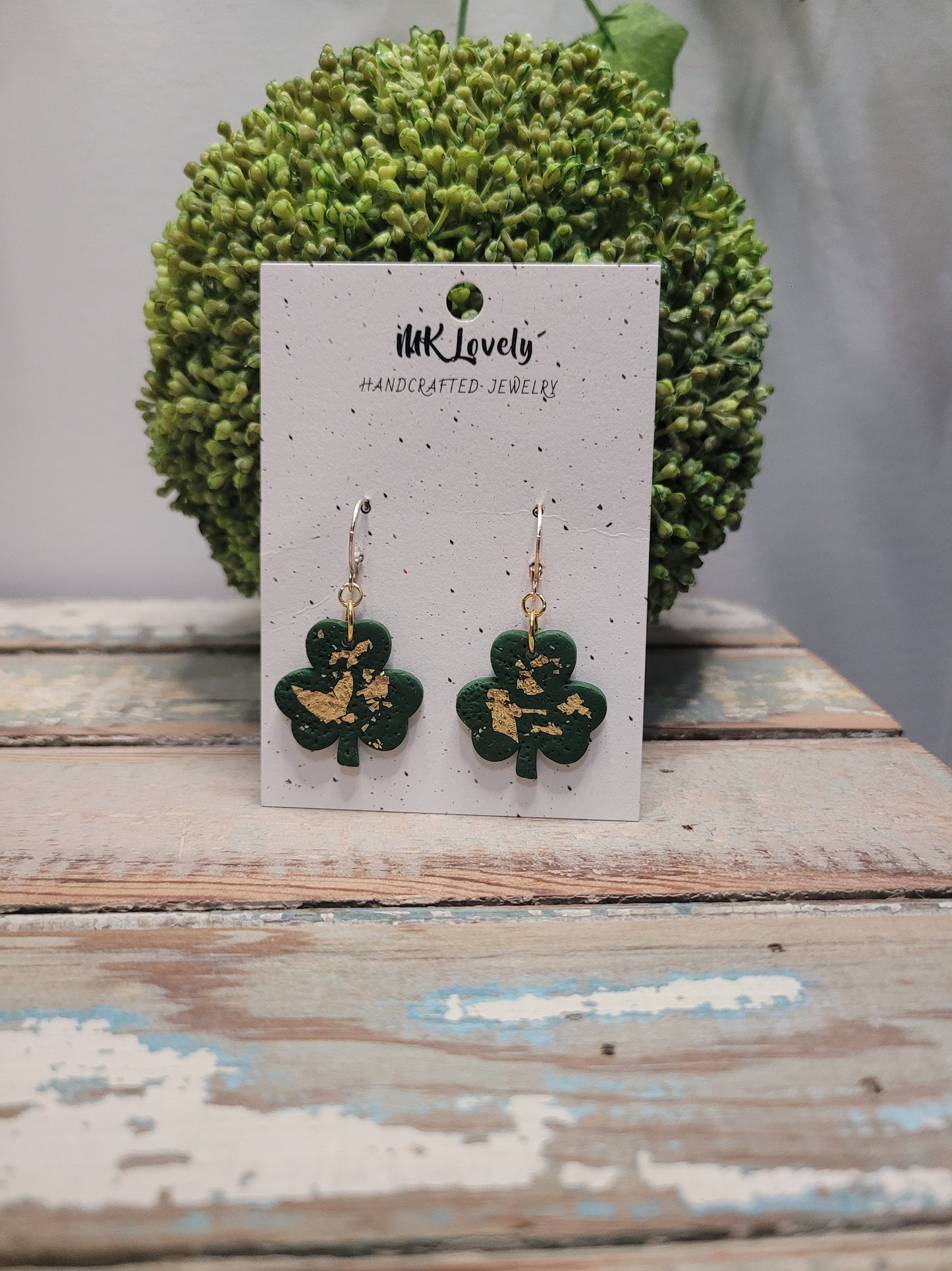 Gold Foiled Clover Huggies