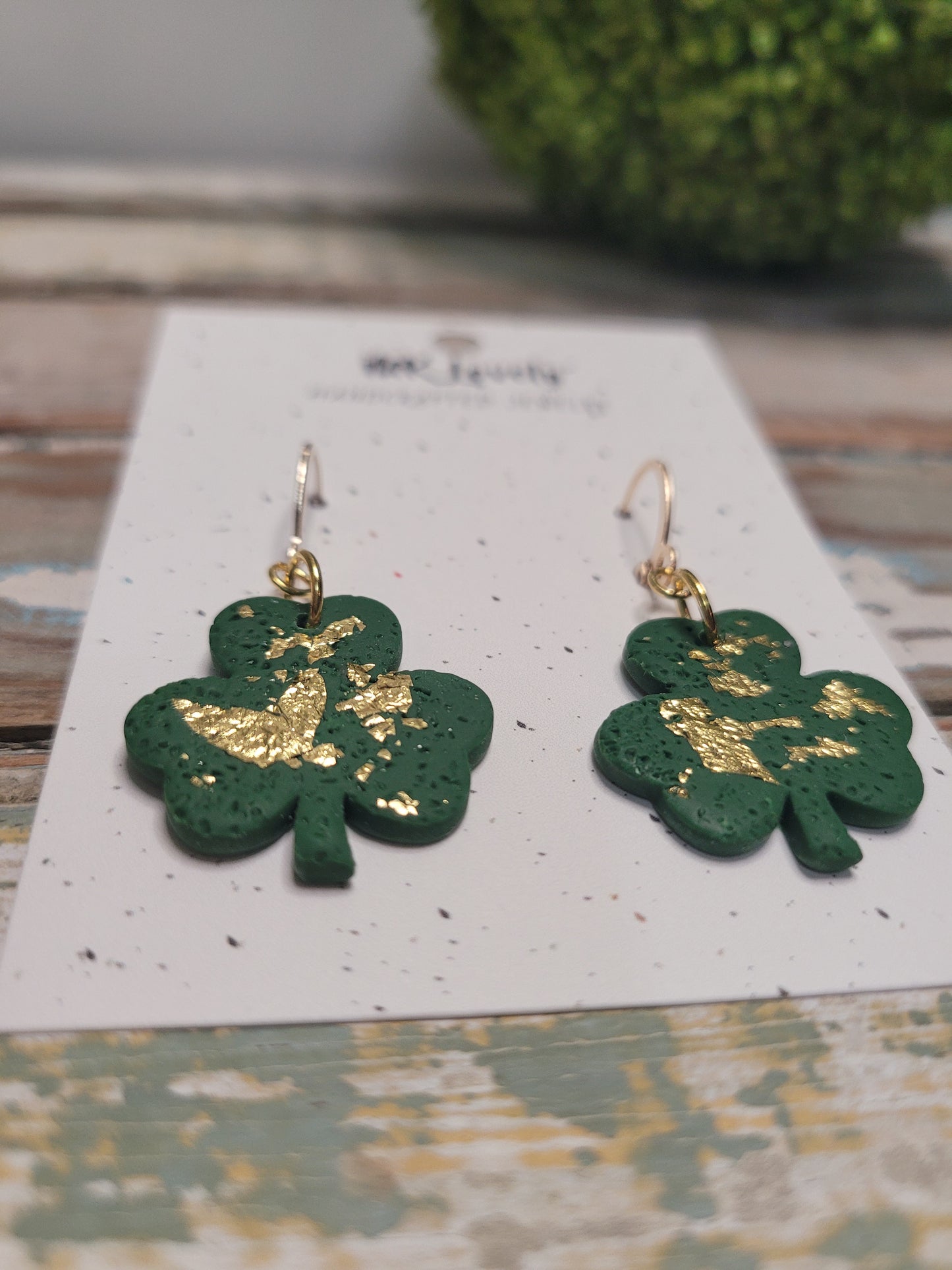 Gold Foiled Clover Huggies