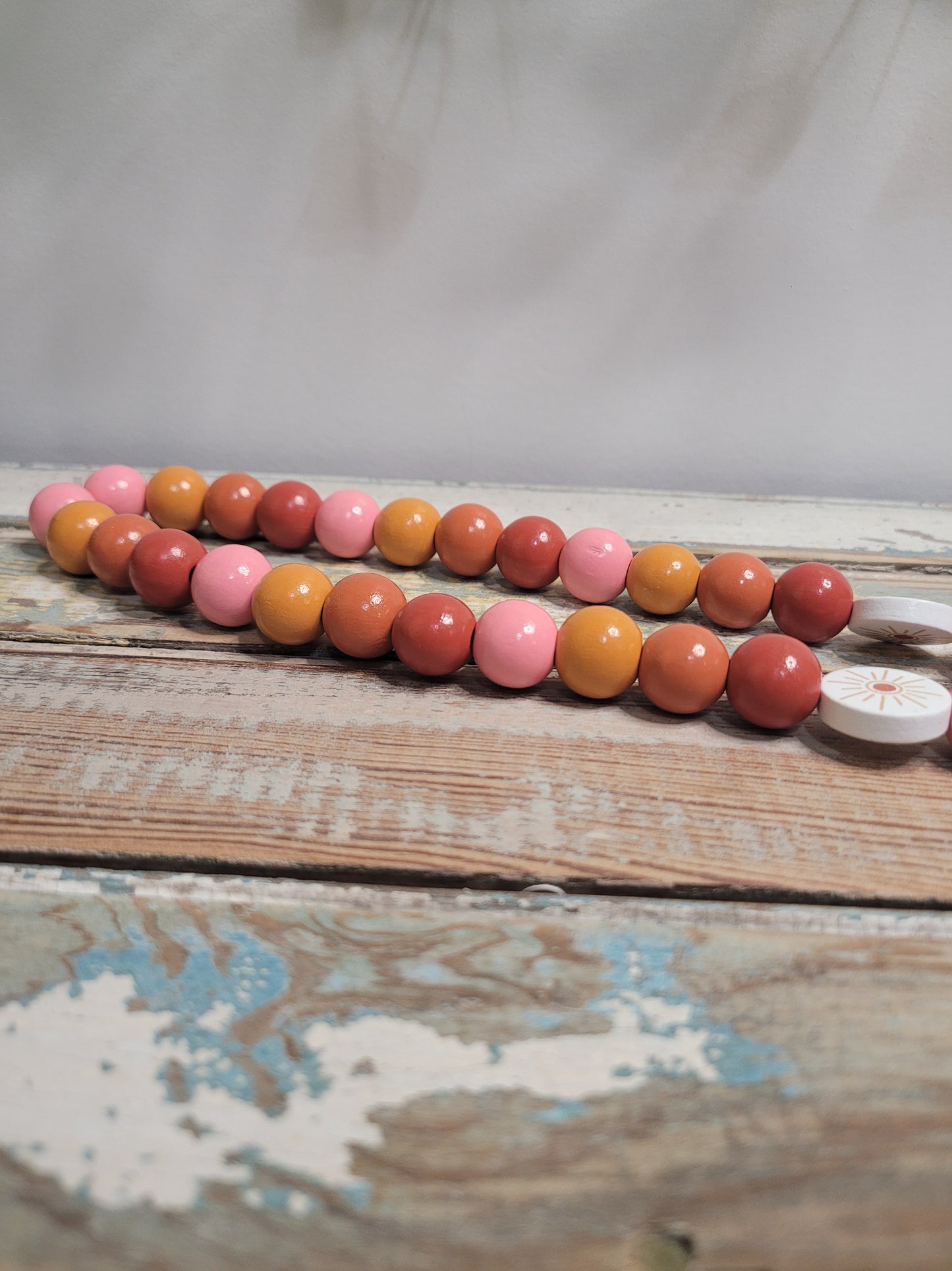 Boho Beaded Lanyard