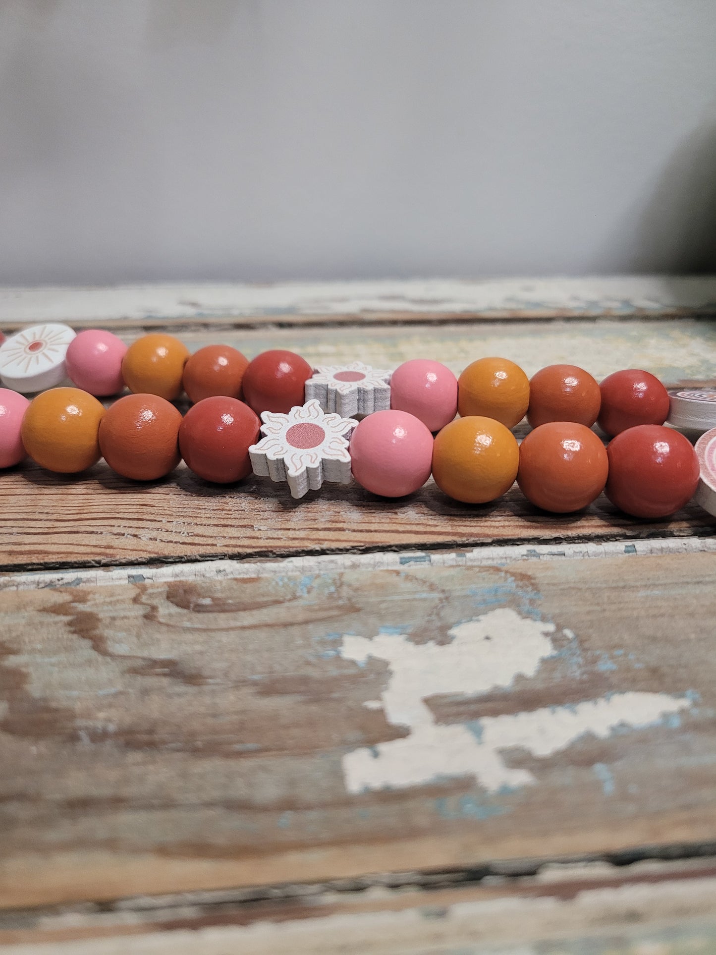 Boho Beaded Lanyard
