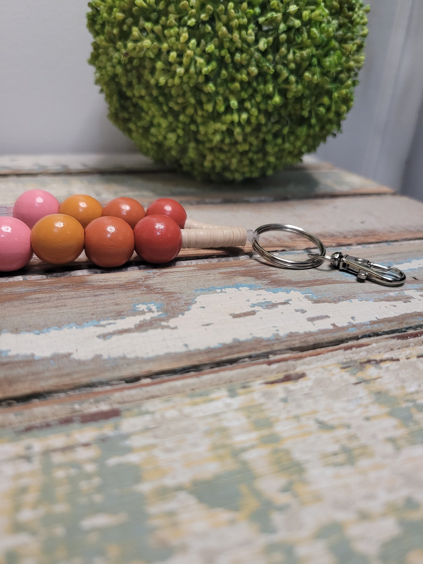 Boho Beaded Lanyard
