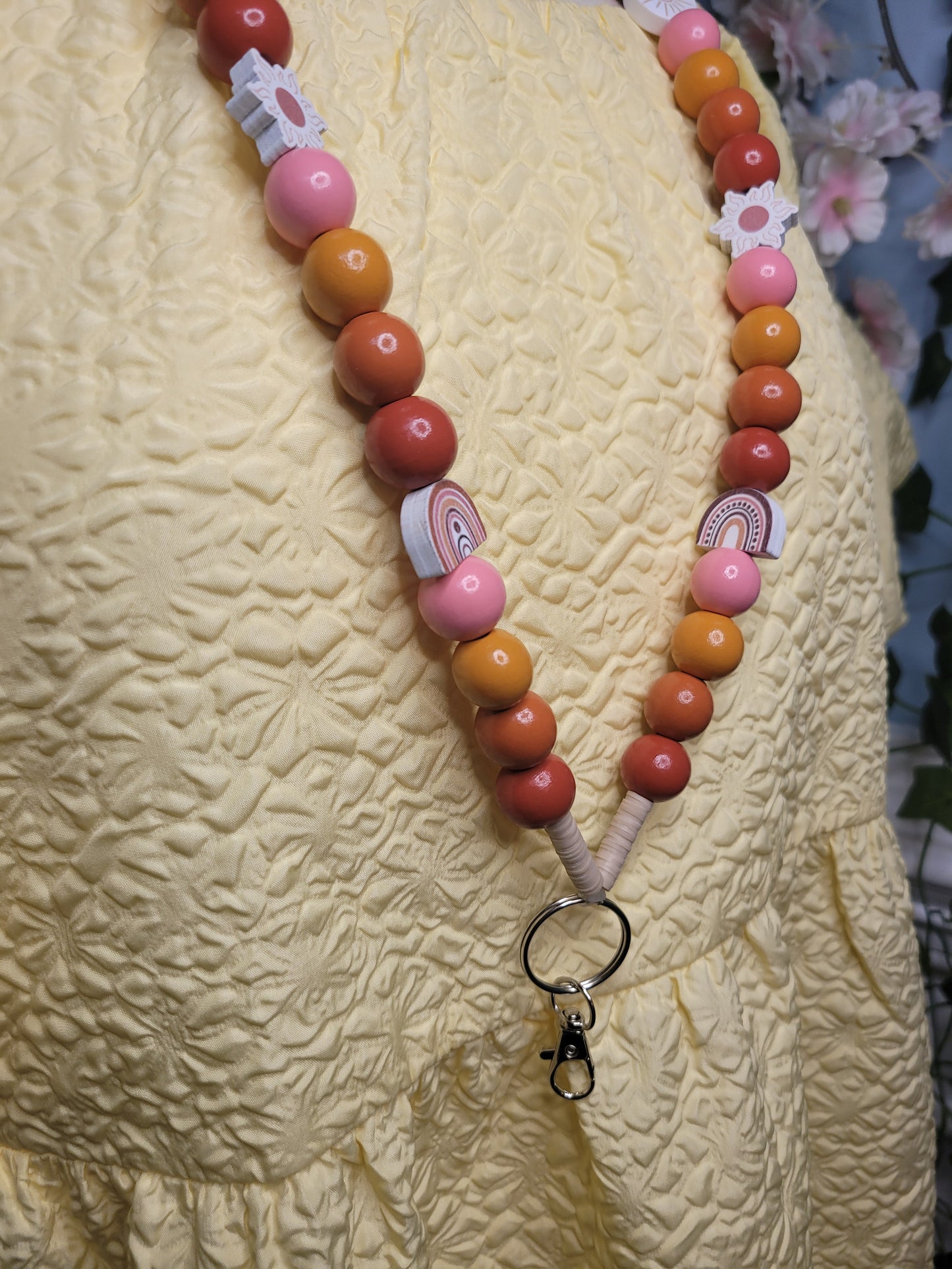 Boho Beaded Lanyard