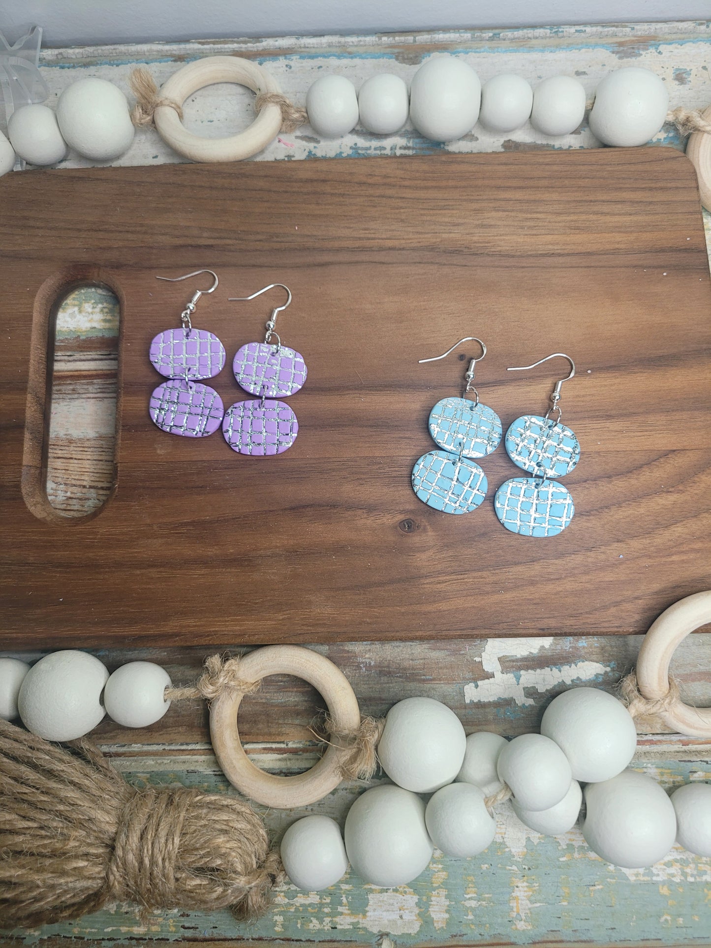 Foiled Pattern Dangles
