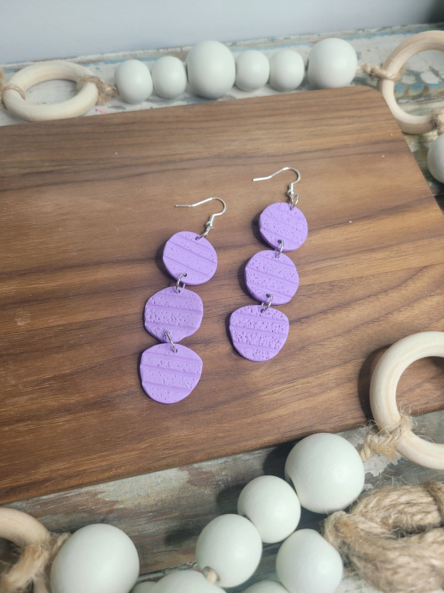 Ridged 3-Tier Dangles
