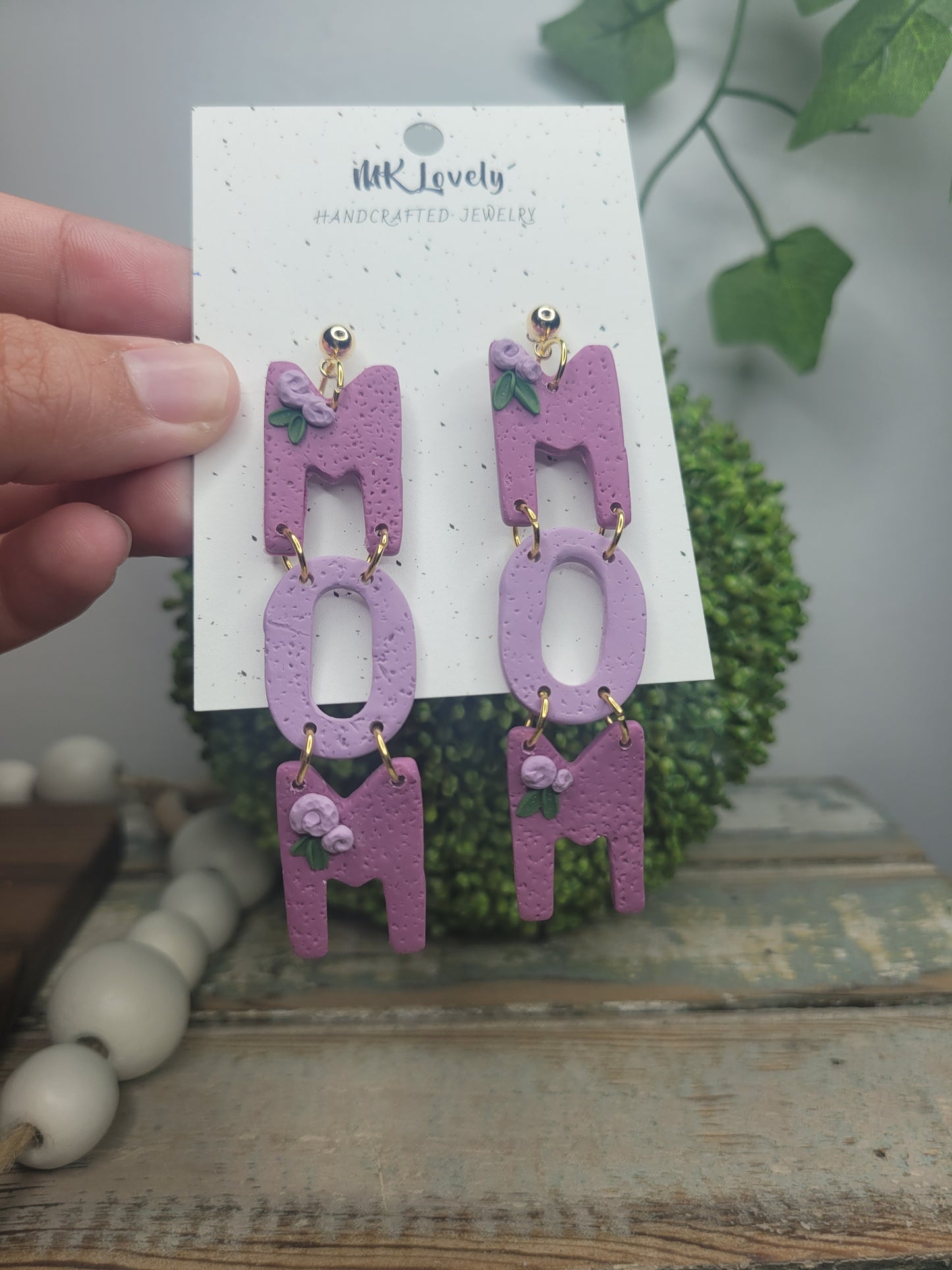 Mom Letter Dangles