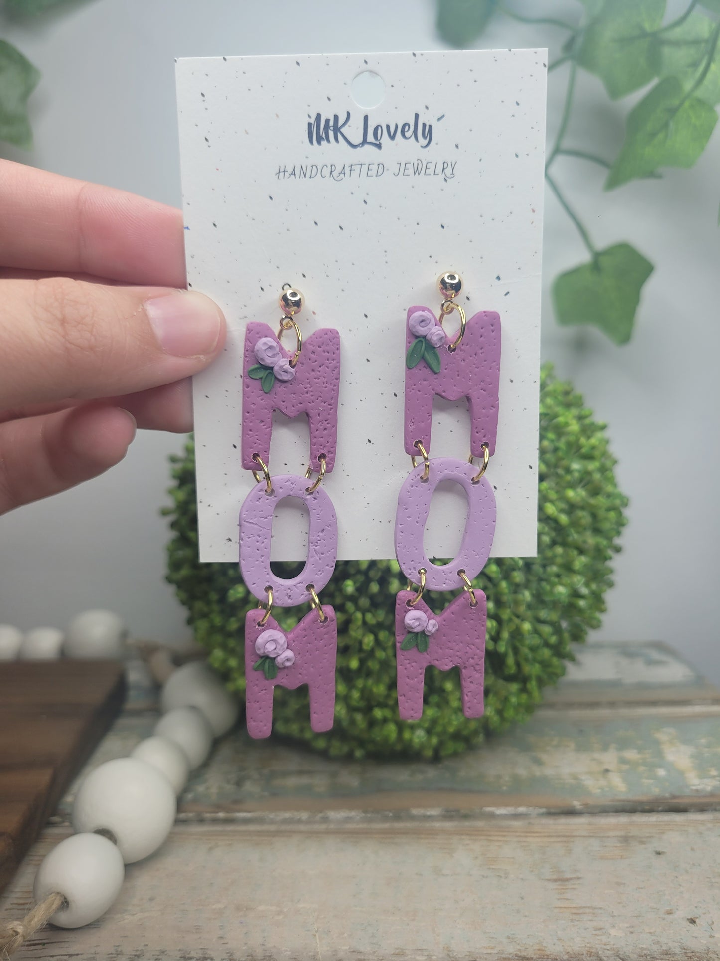 Mom Letter Dangles