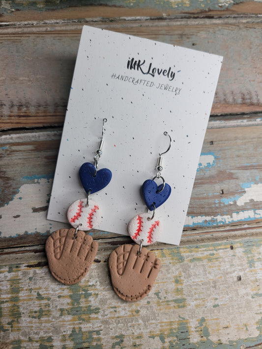 Ball & Glove Earrings