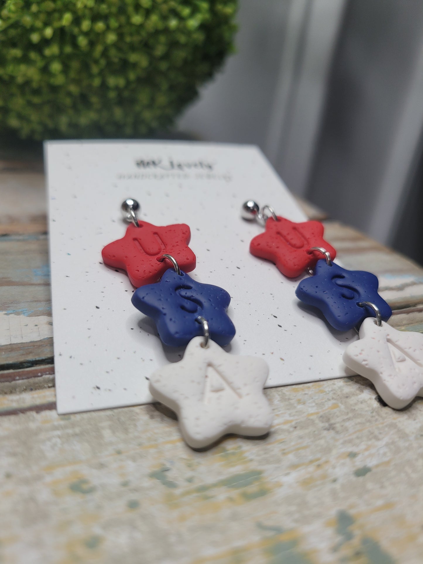 Tiered Star USA Dangles