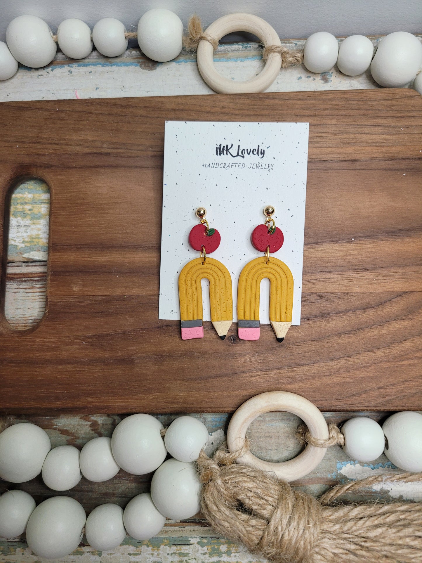 Apple/Pencil Dangles
