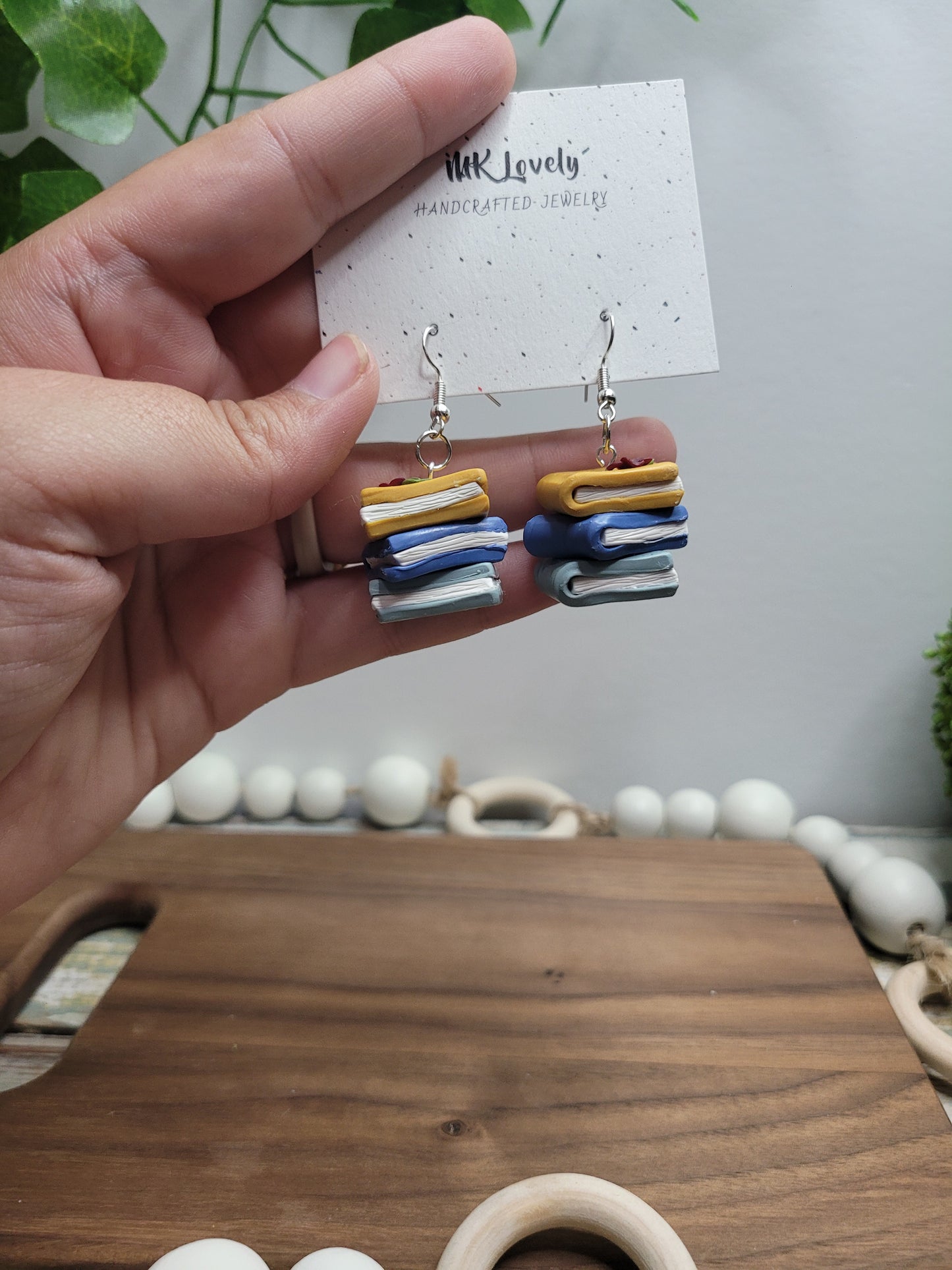 Stacked Books Dangles