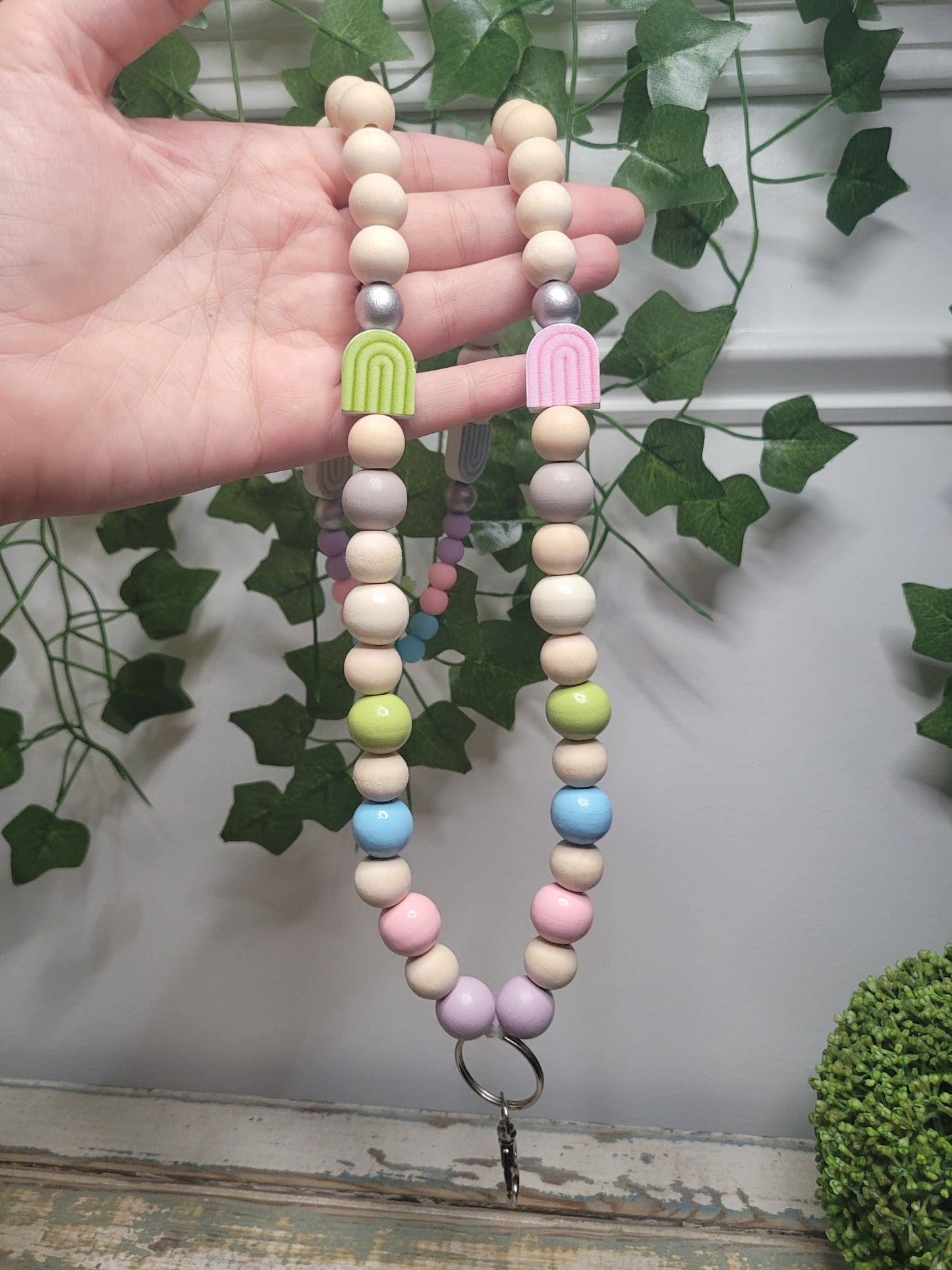 Natural & Pastel Lanyard