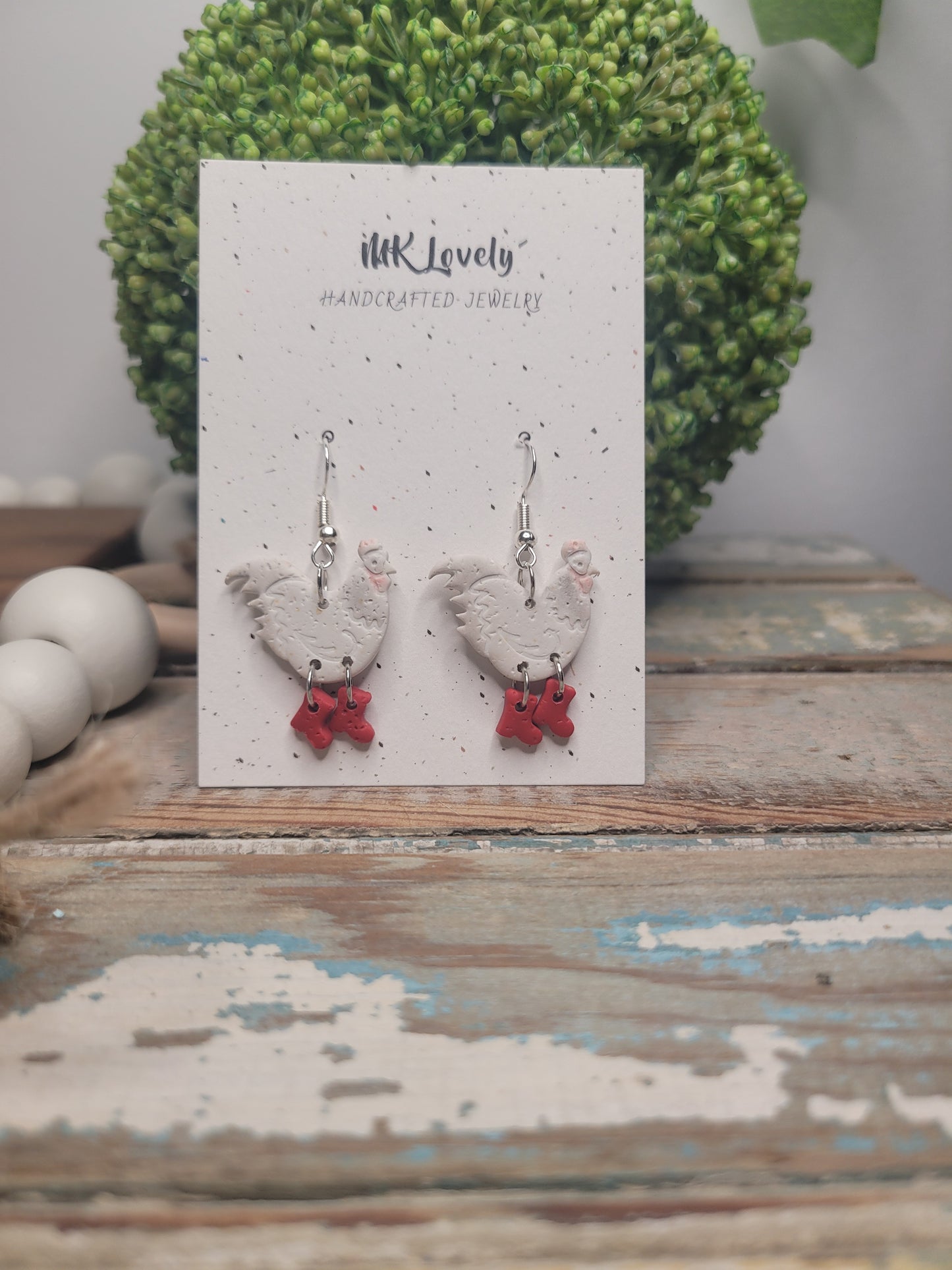 Booted Rooster Dangles