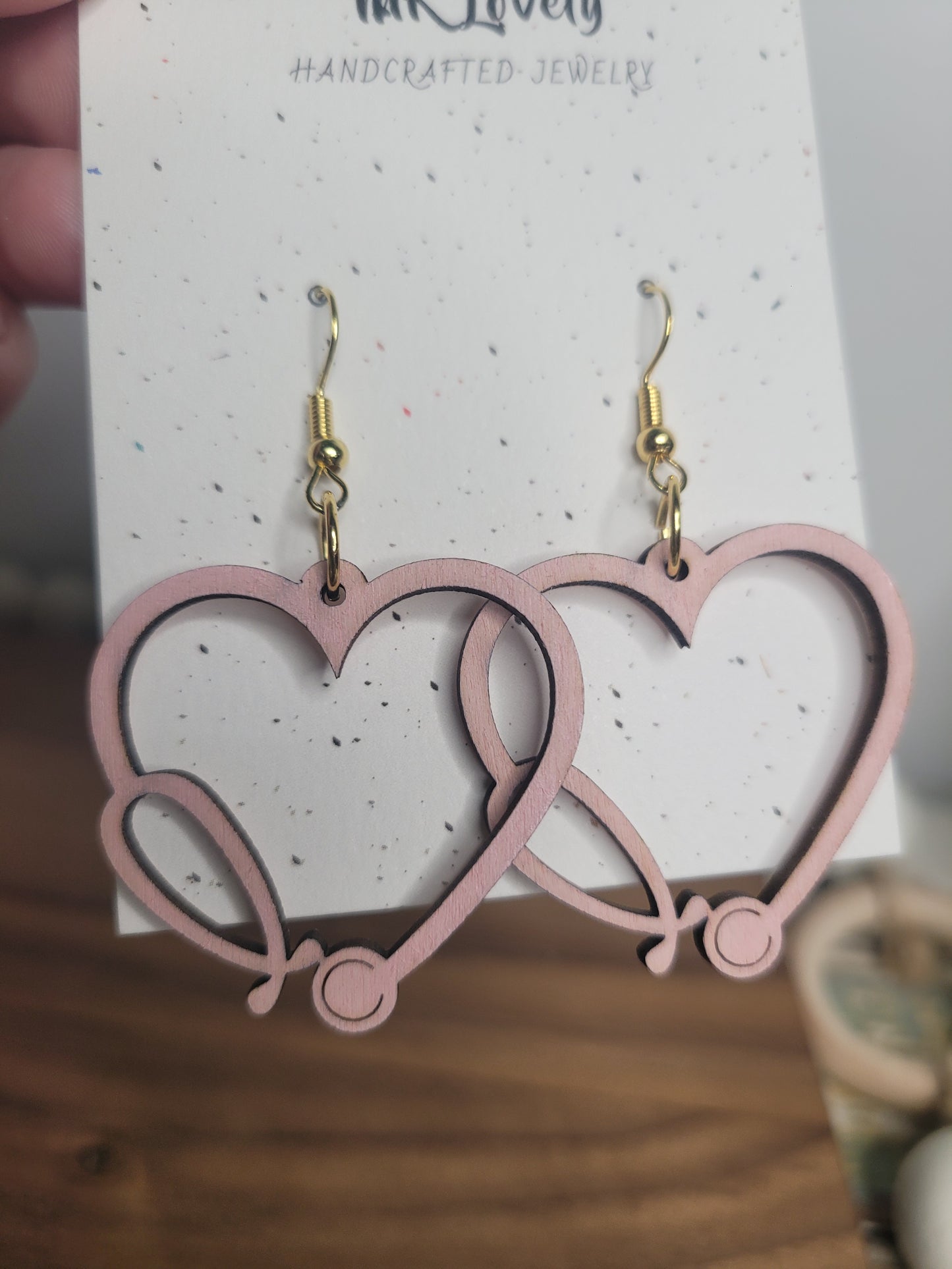 Stethoscope Wooden Dangles