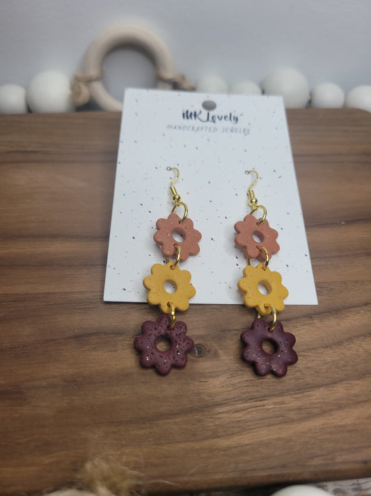 Fall Tiered Flower Dangles
