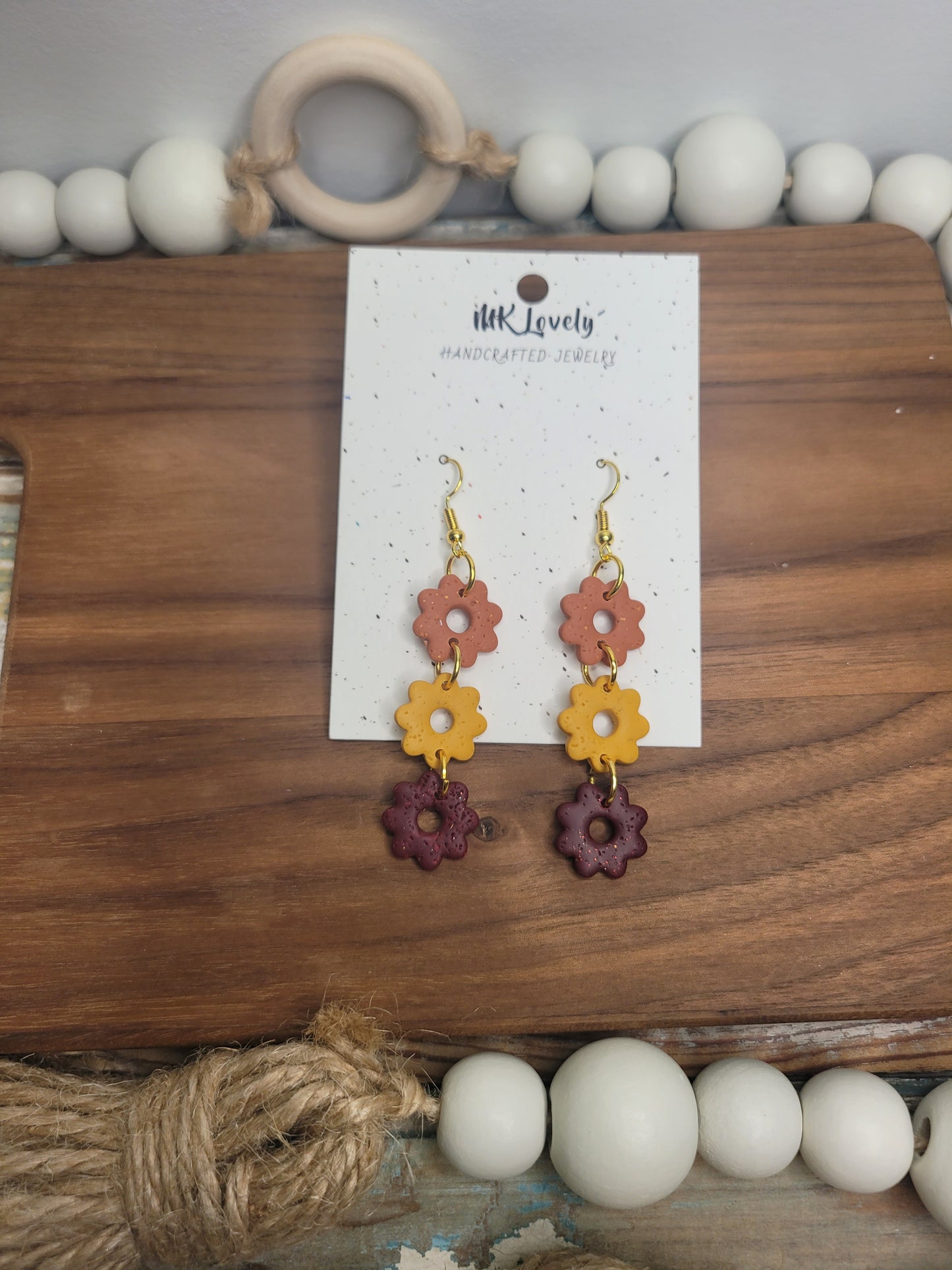 Fall Tiered Flower Dangles