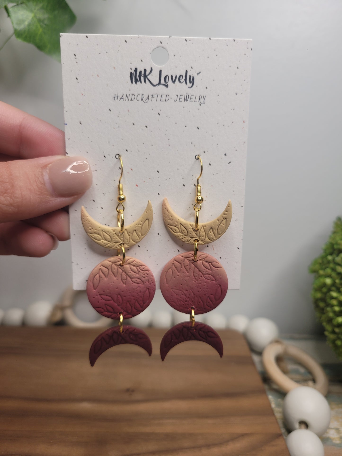 Moon Phase Earrings