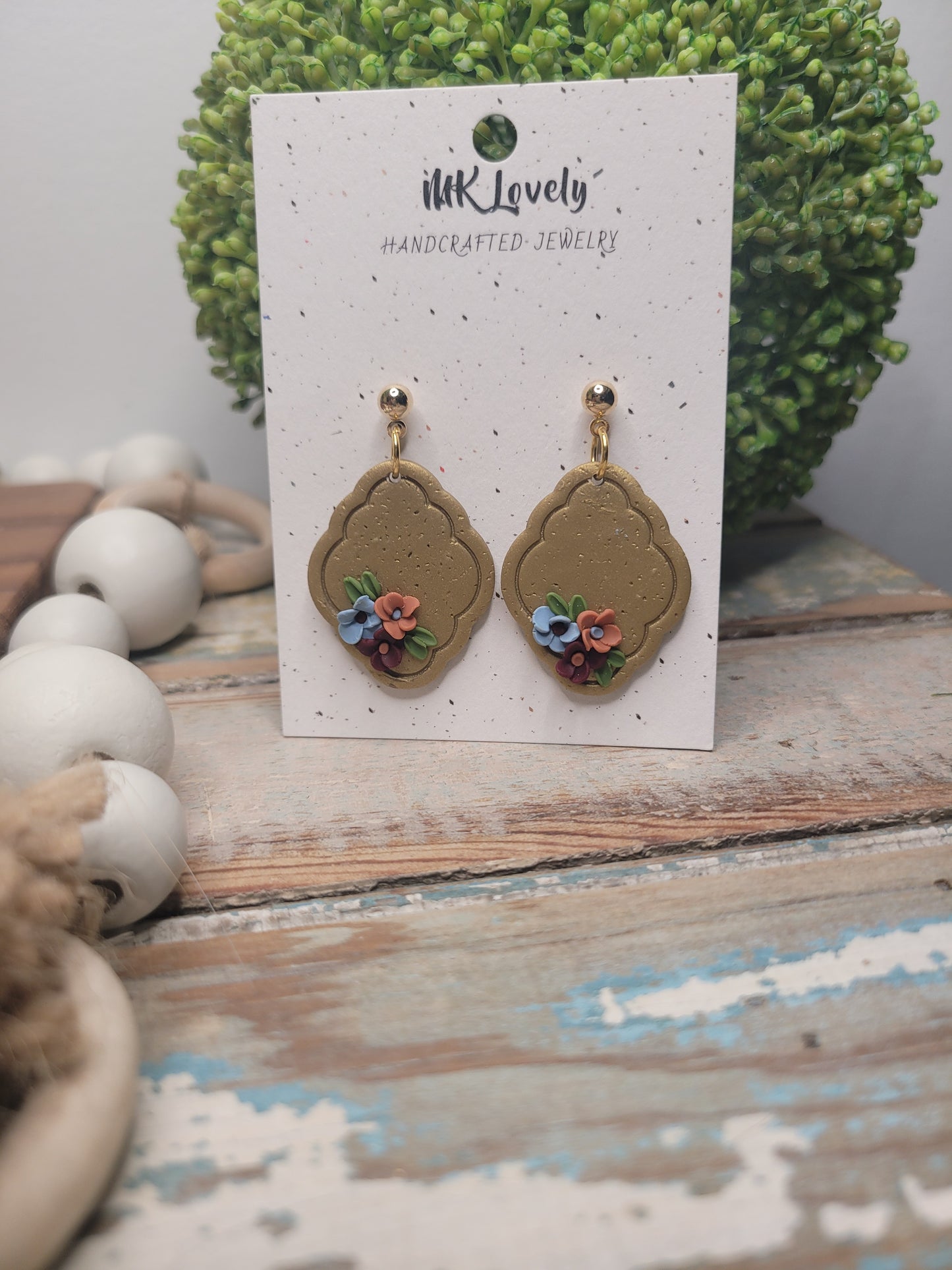Framed Golden Fall Drops