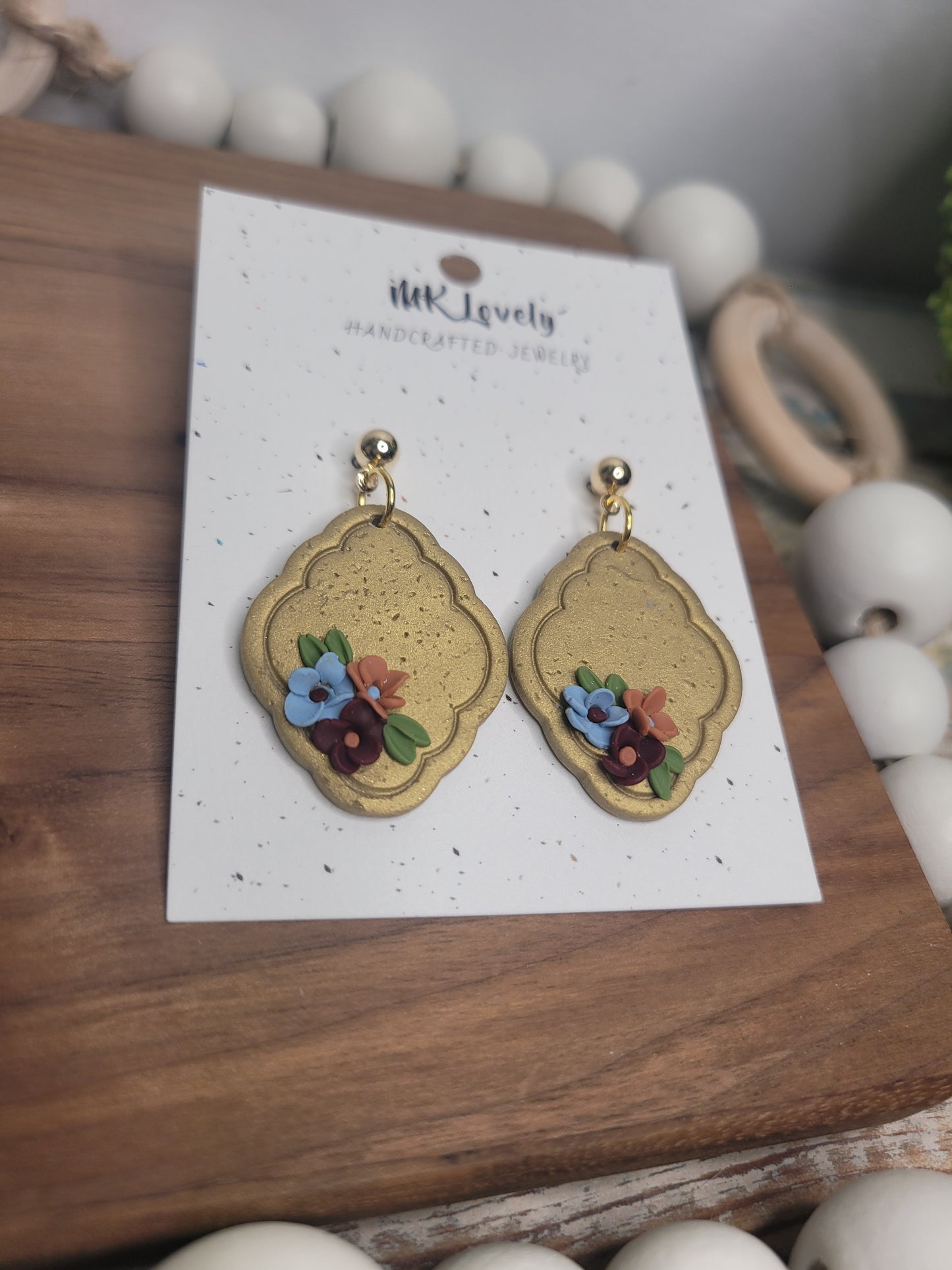 Framed Golden Fall Drops