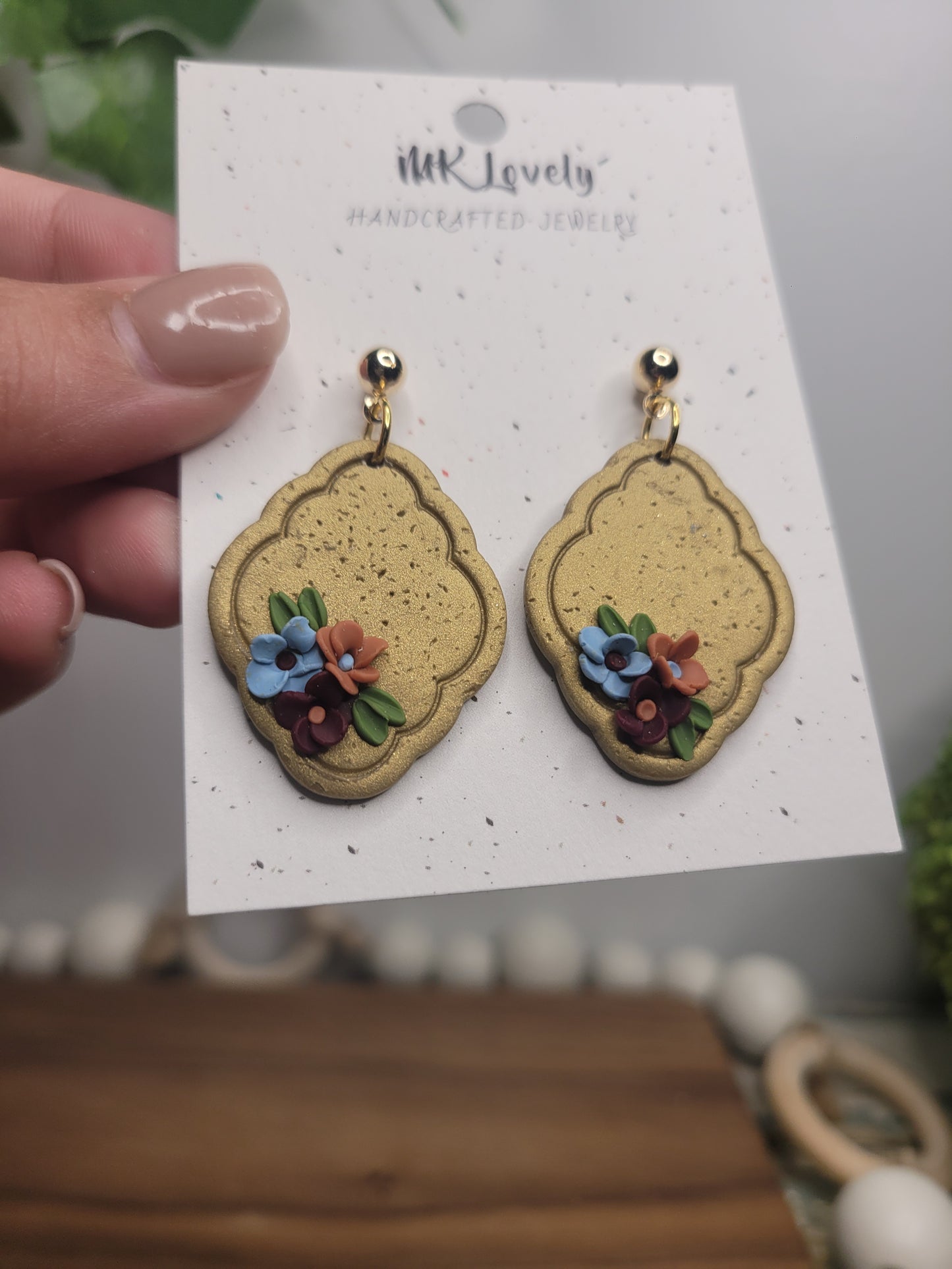 Framed Golden Fall Drops