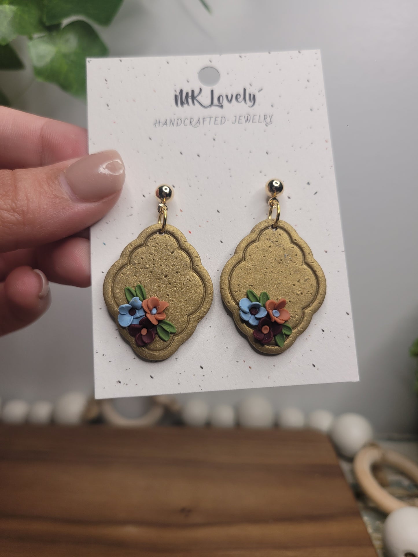 Framed Golden Fall Drops
