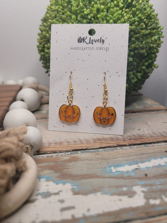 Pumpkin Charm Dangles