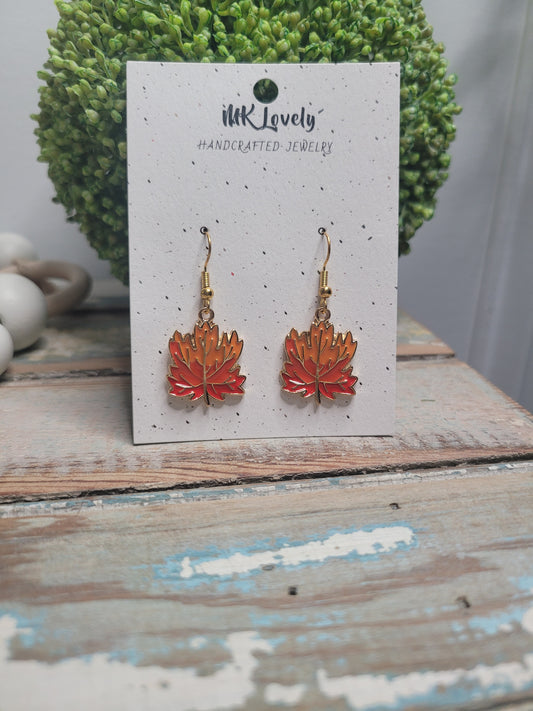 Charmed Leaf Dangles