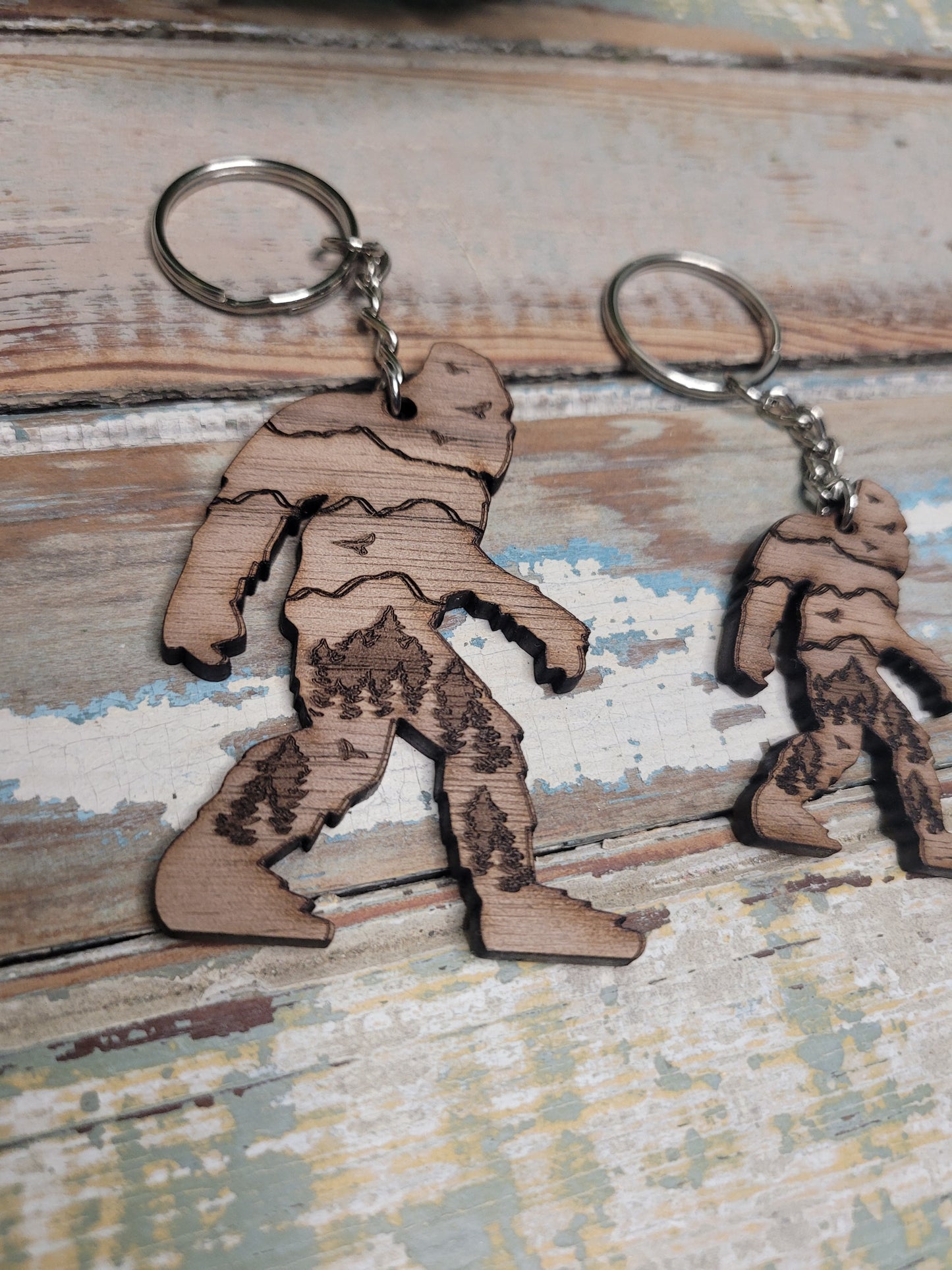 Bigfoot Keychain