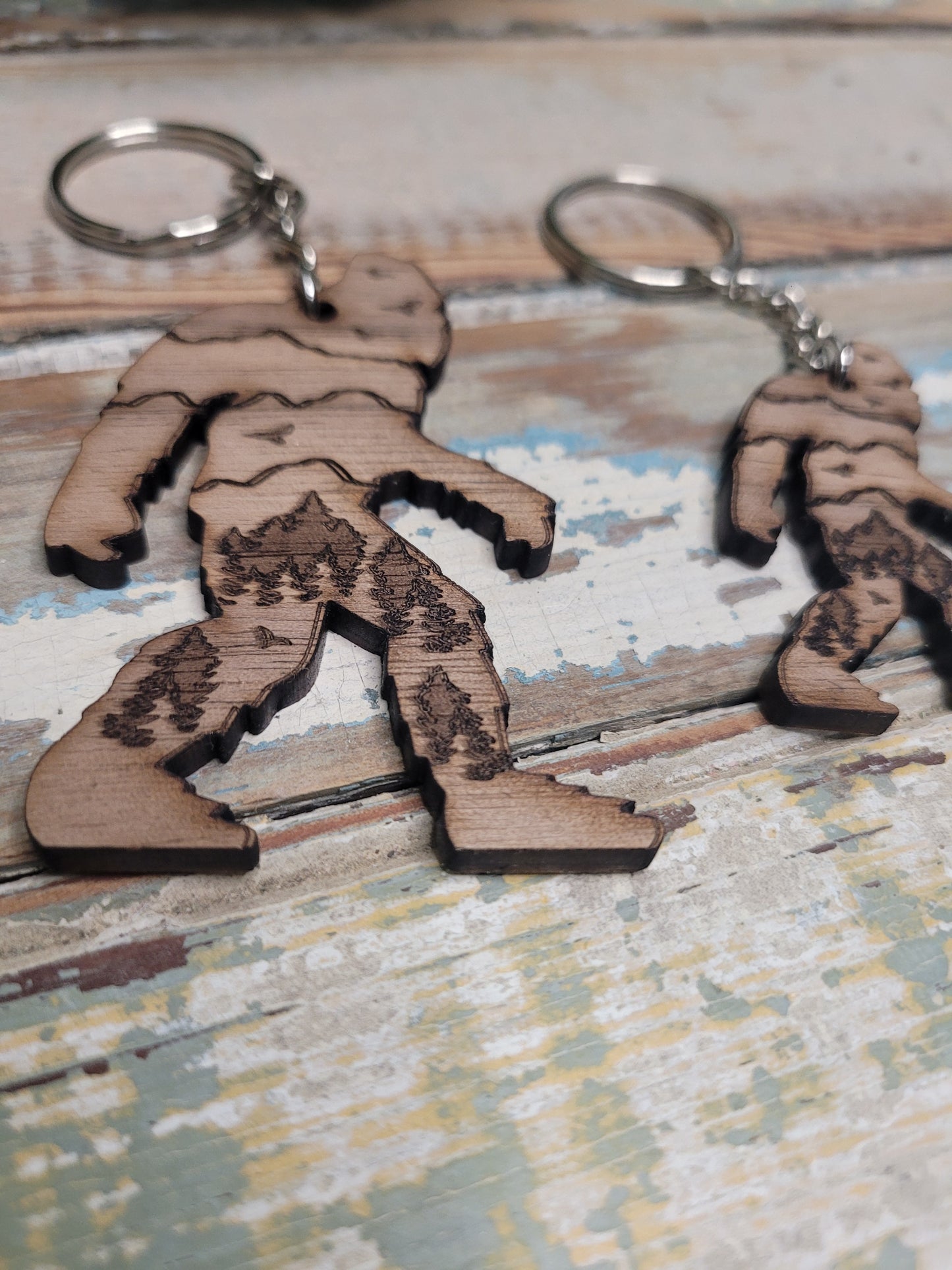 Bigfoot Keychain