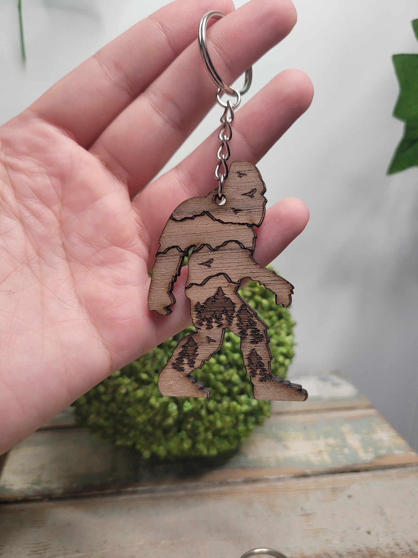 Bigfoot Keychain